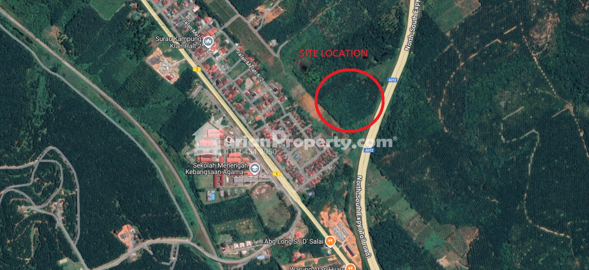 Agriculture Land For Sale at Behrang Stesen