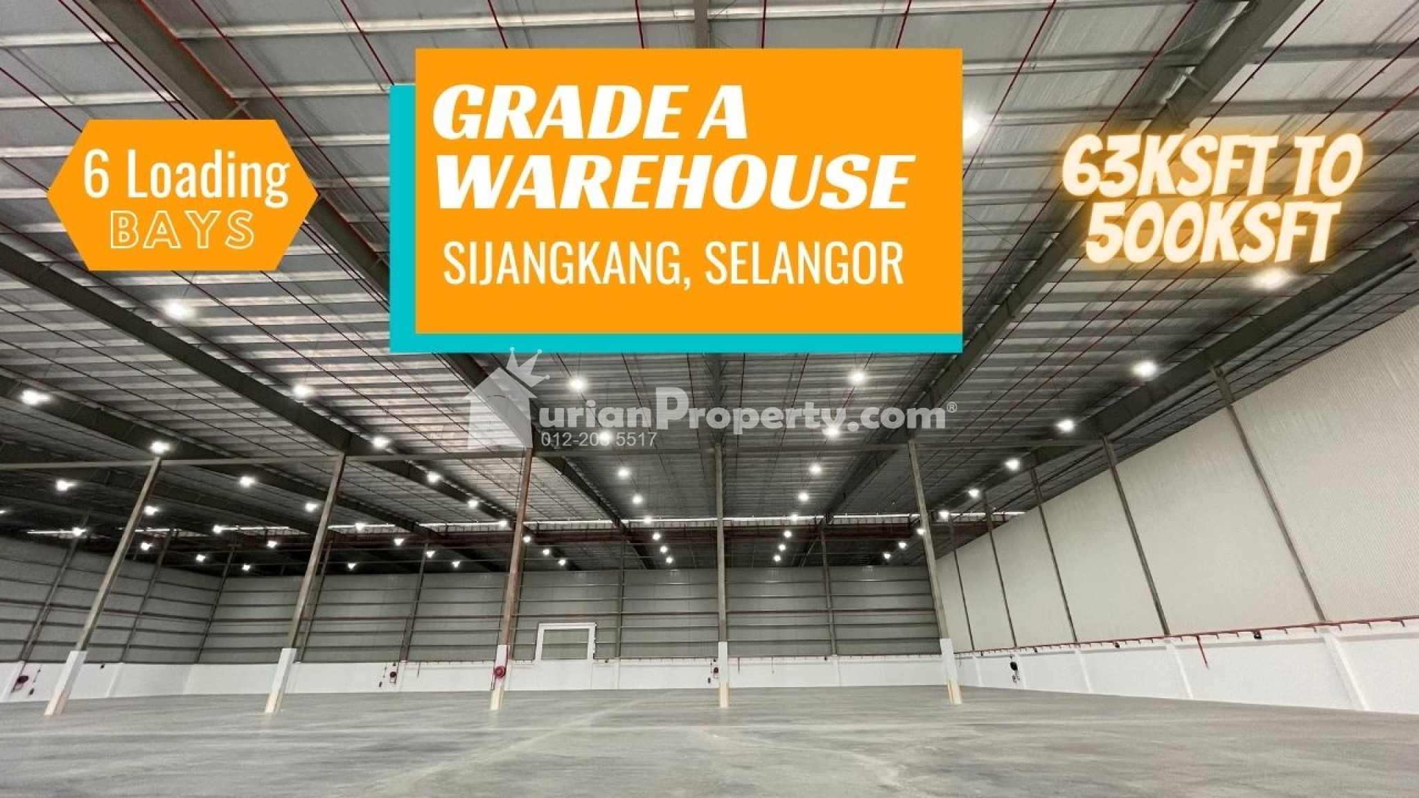 Detached Warehouse For Rent at Sijangkang