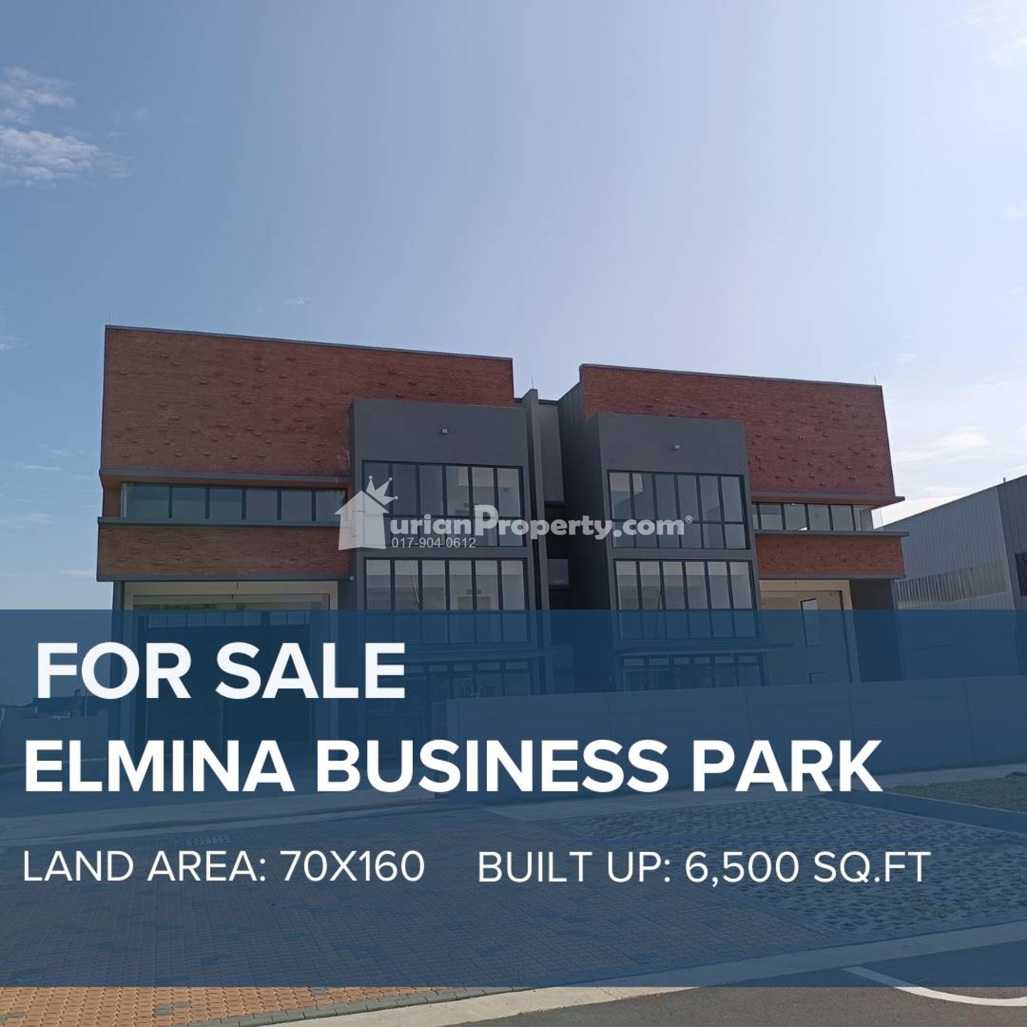 Semi-D Factory For Sale at Elmina Business Park