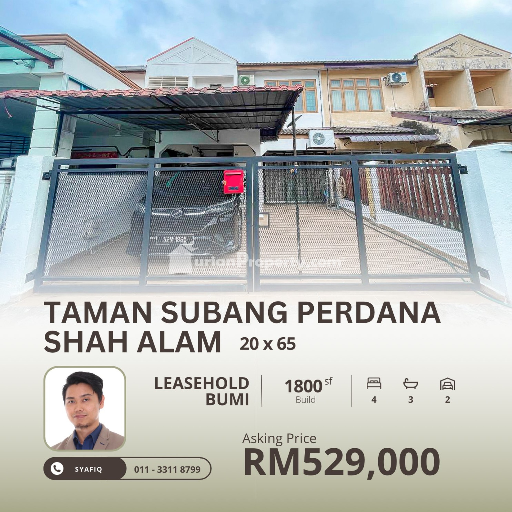 Terrace House For Sale at Taman Subang Perdana