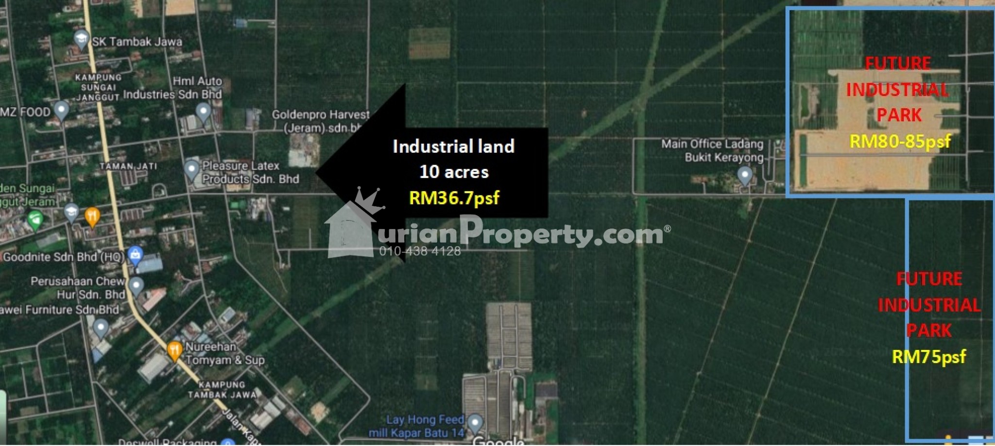 Industrial Land For Sale at Kapar