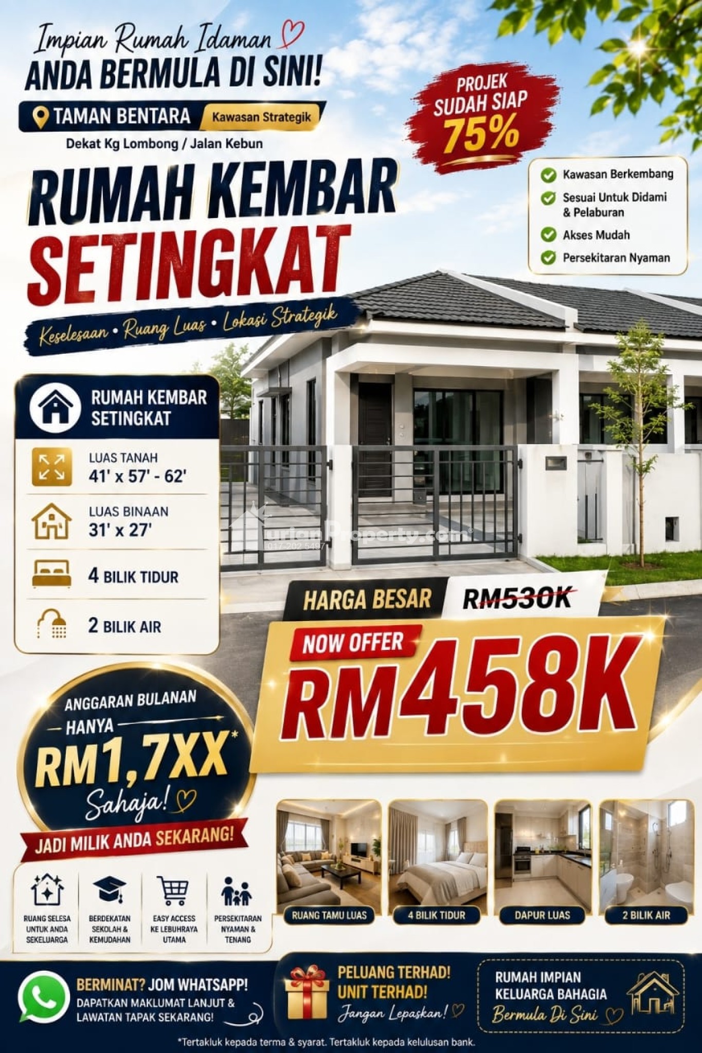 Semi D For Sale at Taman Bentara