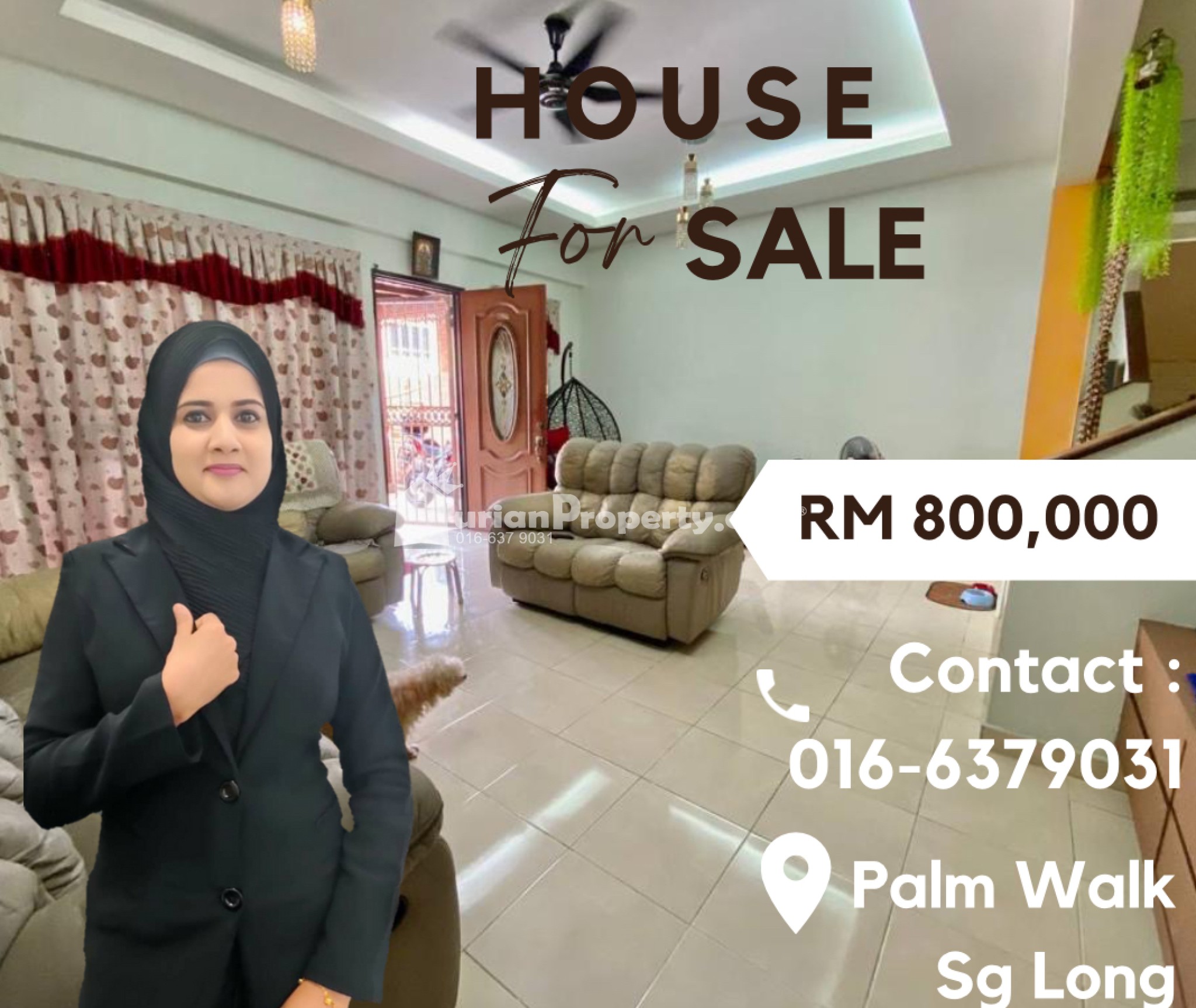 Terrace House For Sale at Palm Walk