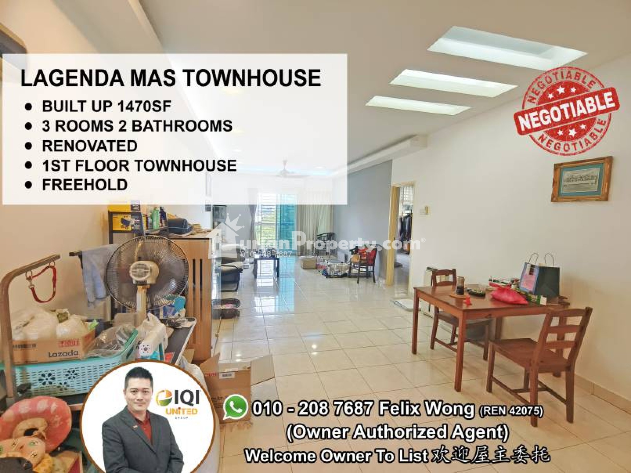 Townhouse For Sale at Taman Lagenda Mas