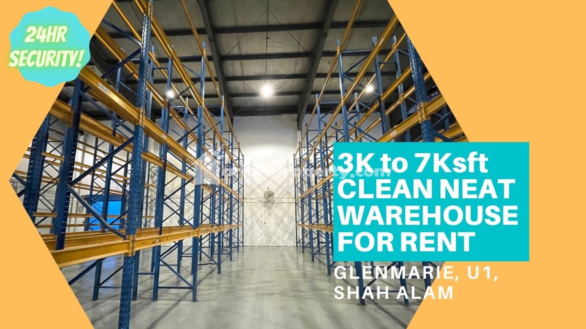 Detached Warehouse For Rent at Glenmarie
