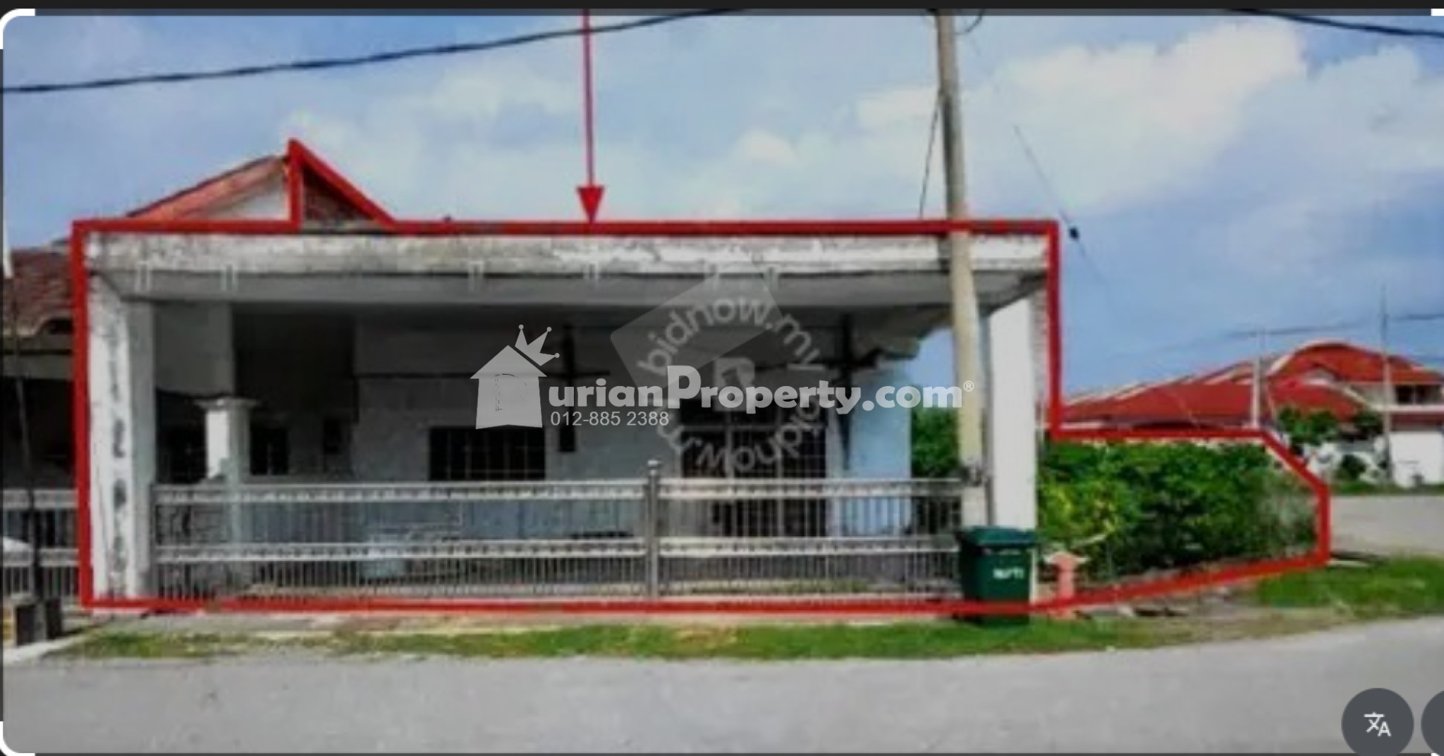 Semi D For Auction at Inanam