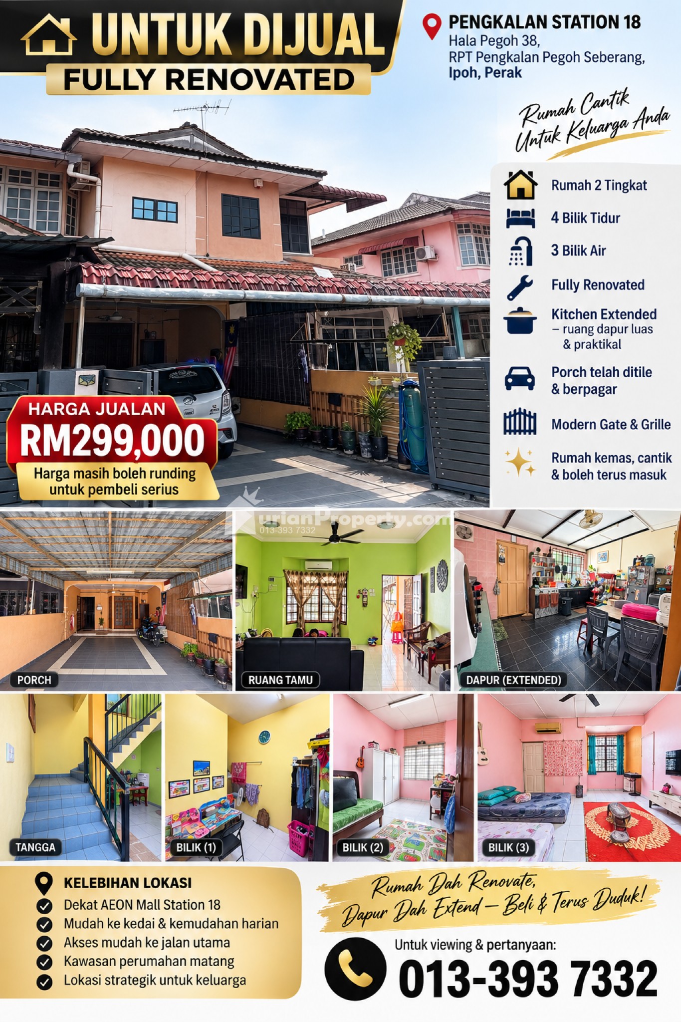 Terrace House For Sale at Hala Pegoh 38