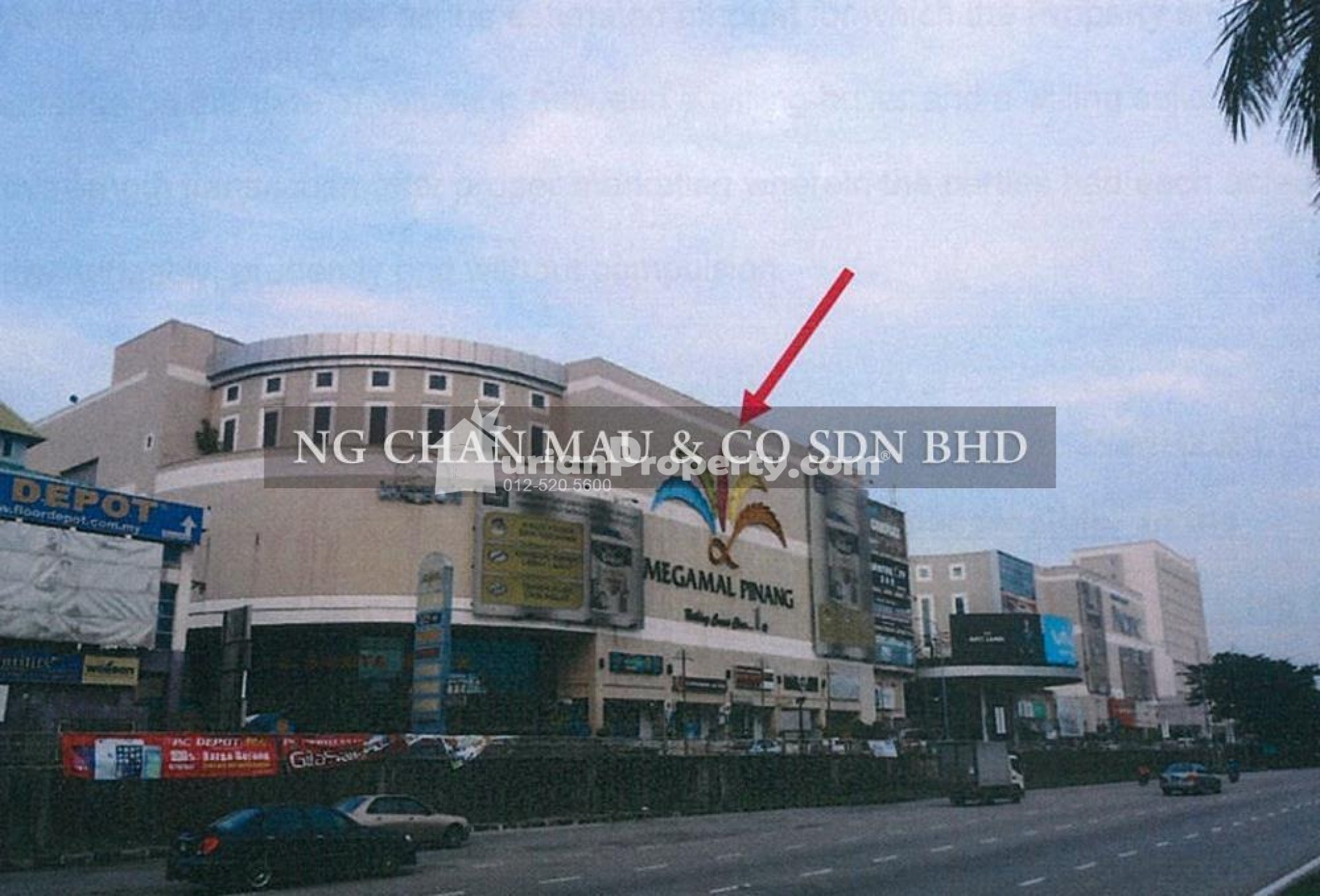 Retail Space For Auction at Megamall Penang