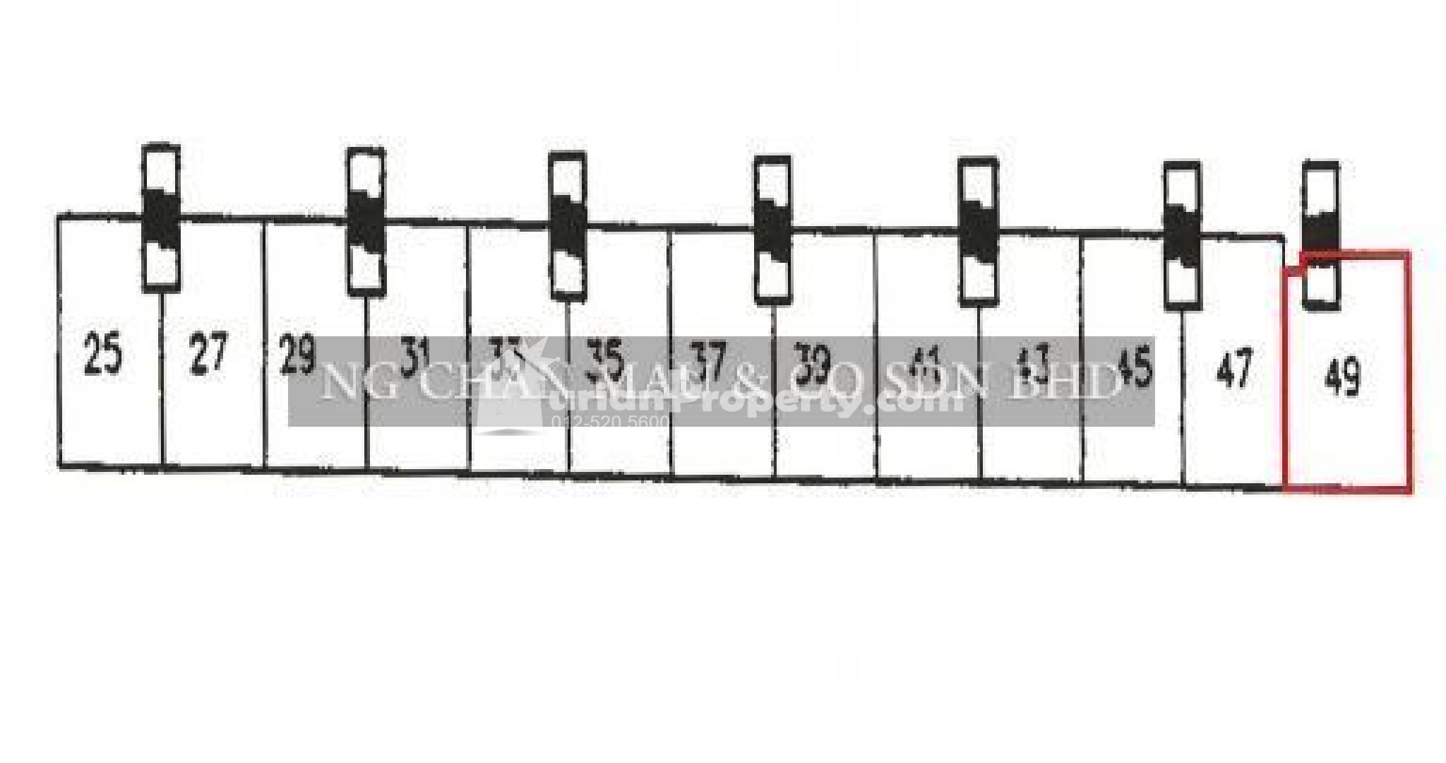 Apartment For Auction at Pusat Komersial