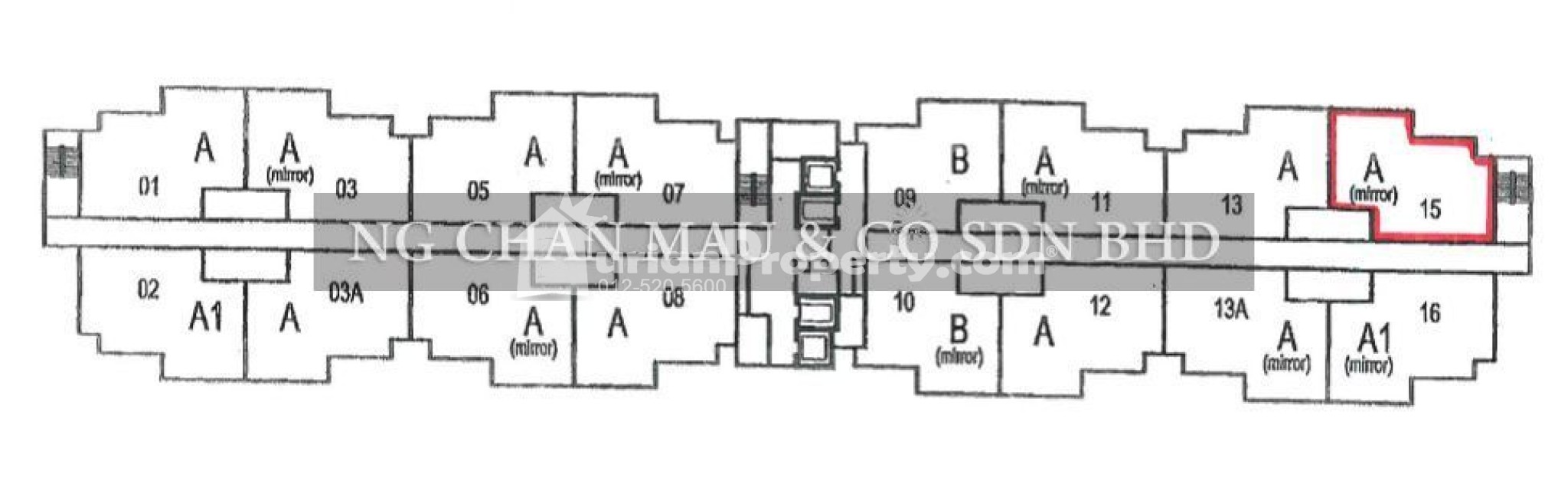 Serviced Residence For Auction at Mutiara Ville