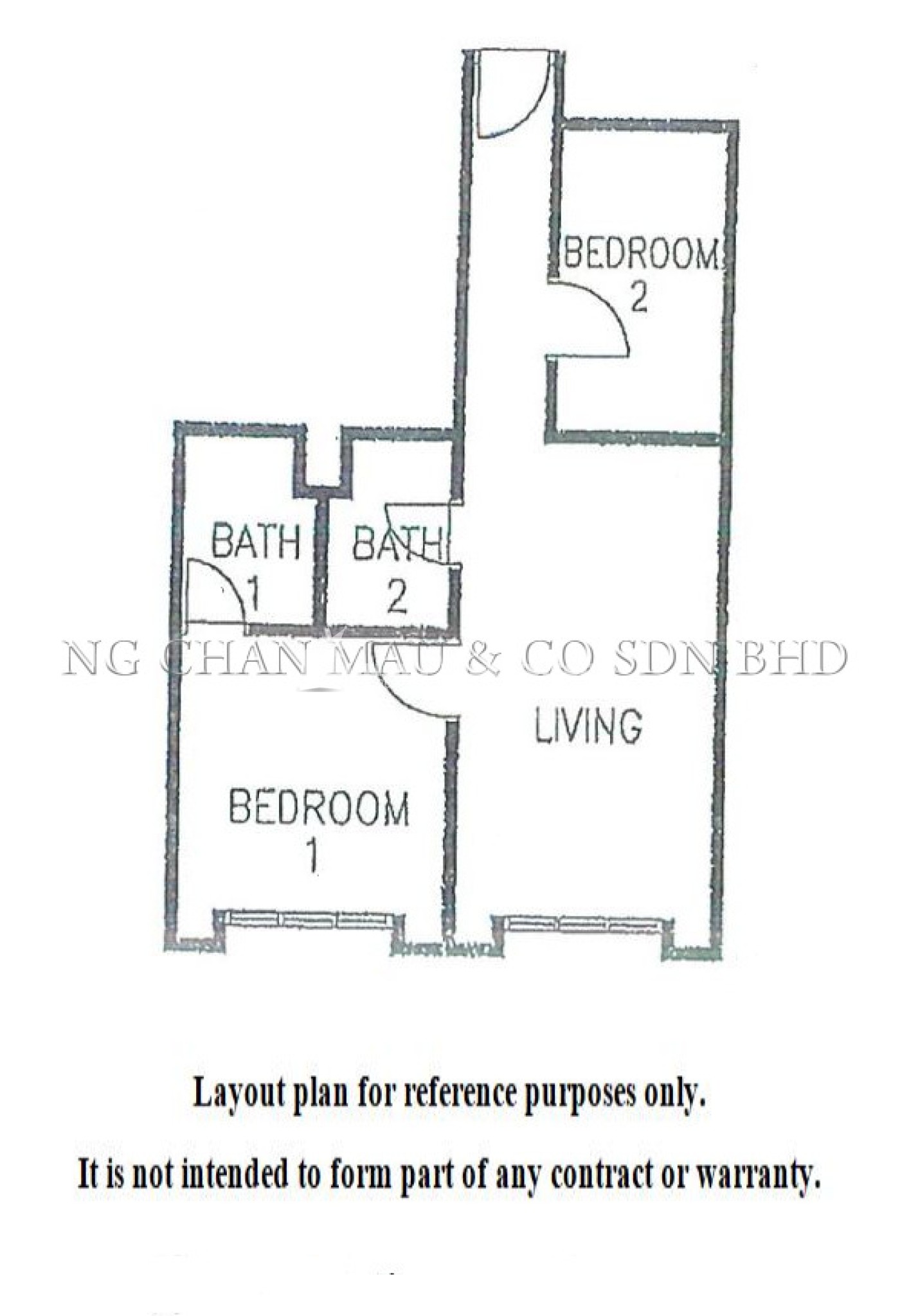 Apartment For Auction at Laketown Apartment (Bukit Merah Resort)