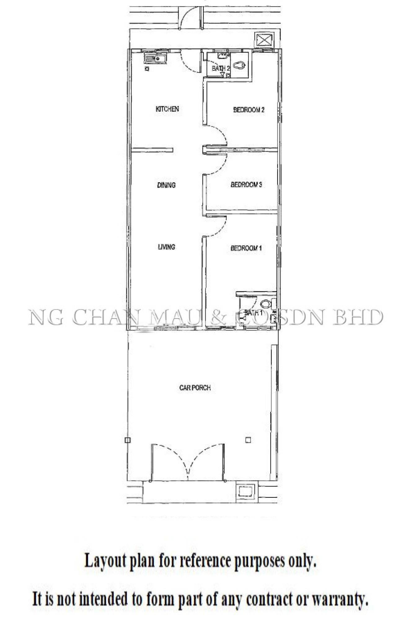Terrace House For Auction at Perumahan Bukit Rangin Damai