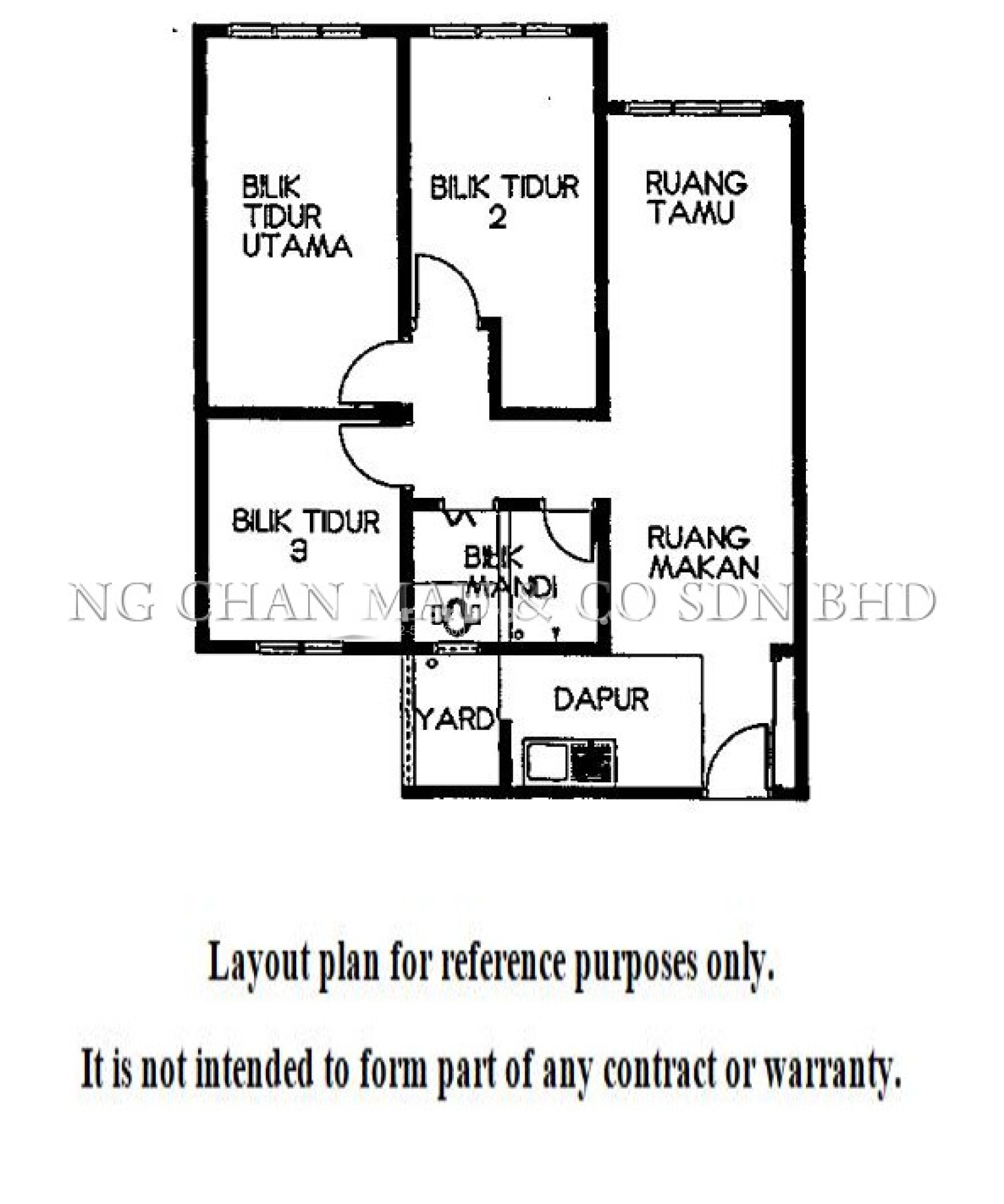 Apartment For Auction at Ruselia Apartment