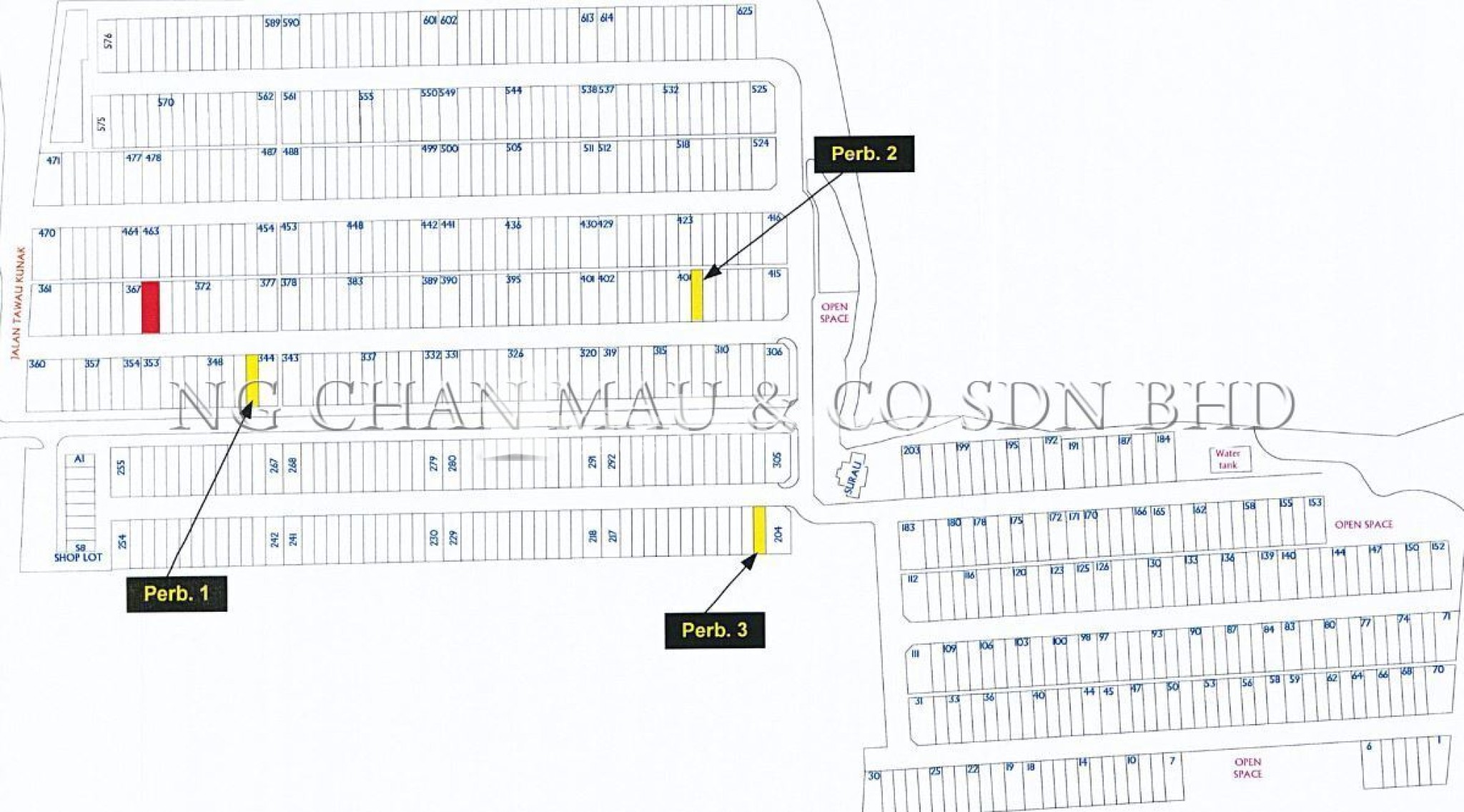 Terrace House For Auction at Taman Cenderawasih