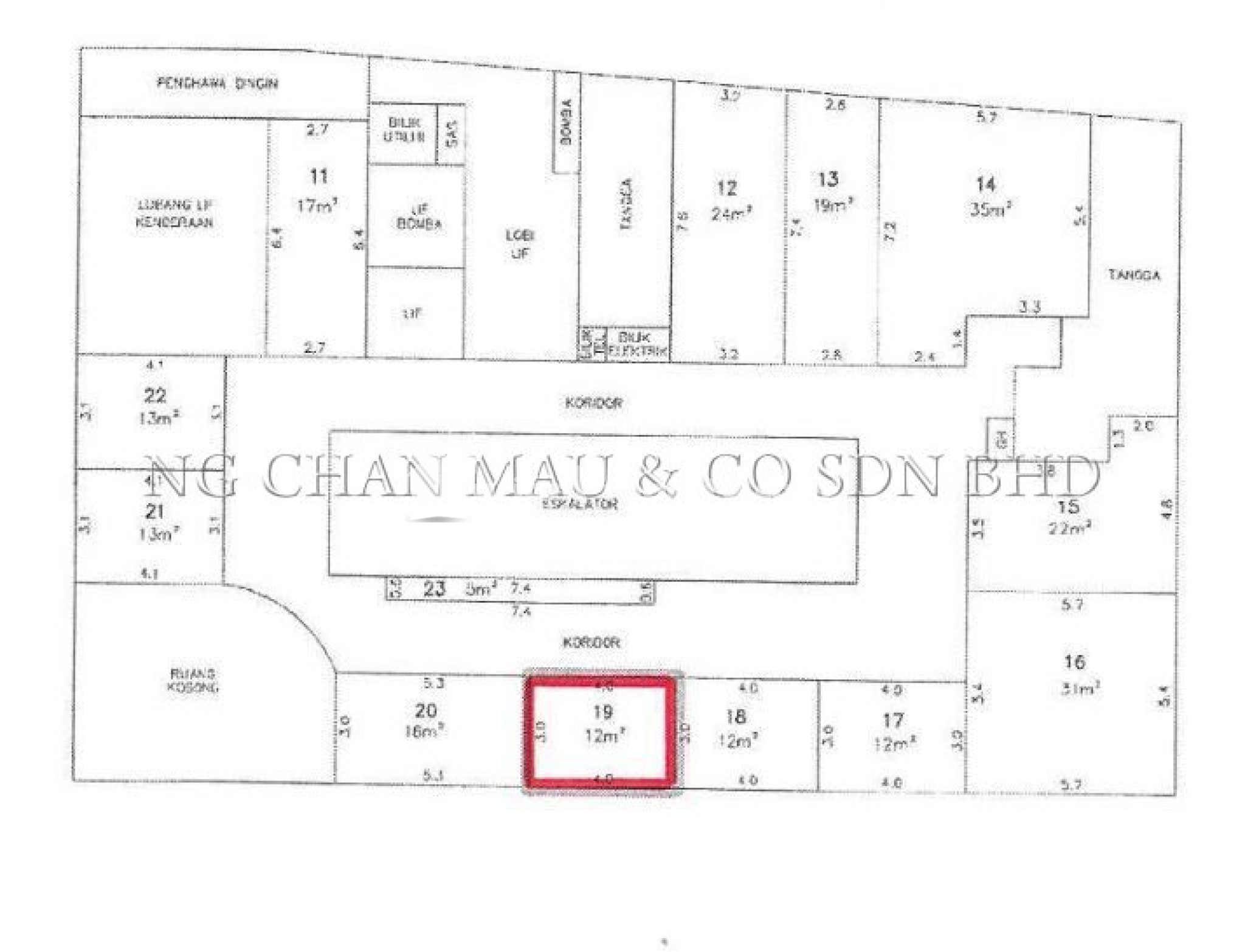 Retail Space For Auction at Plaza Haji Taib