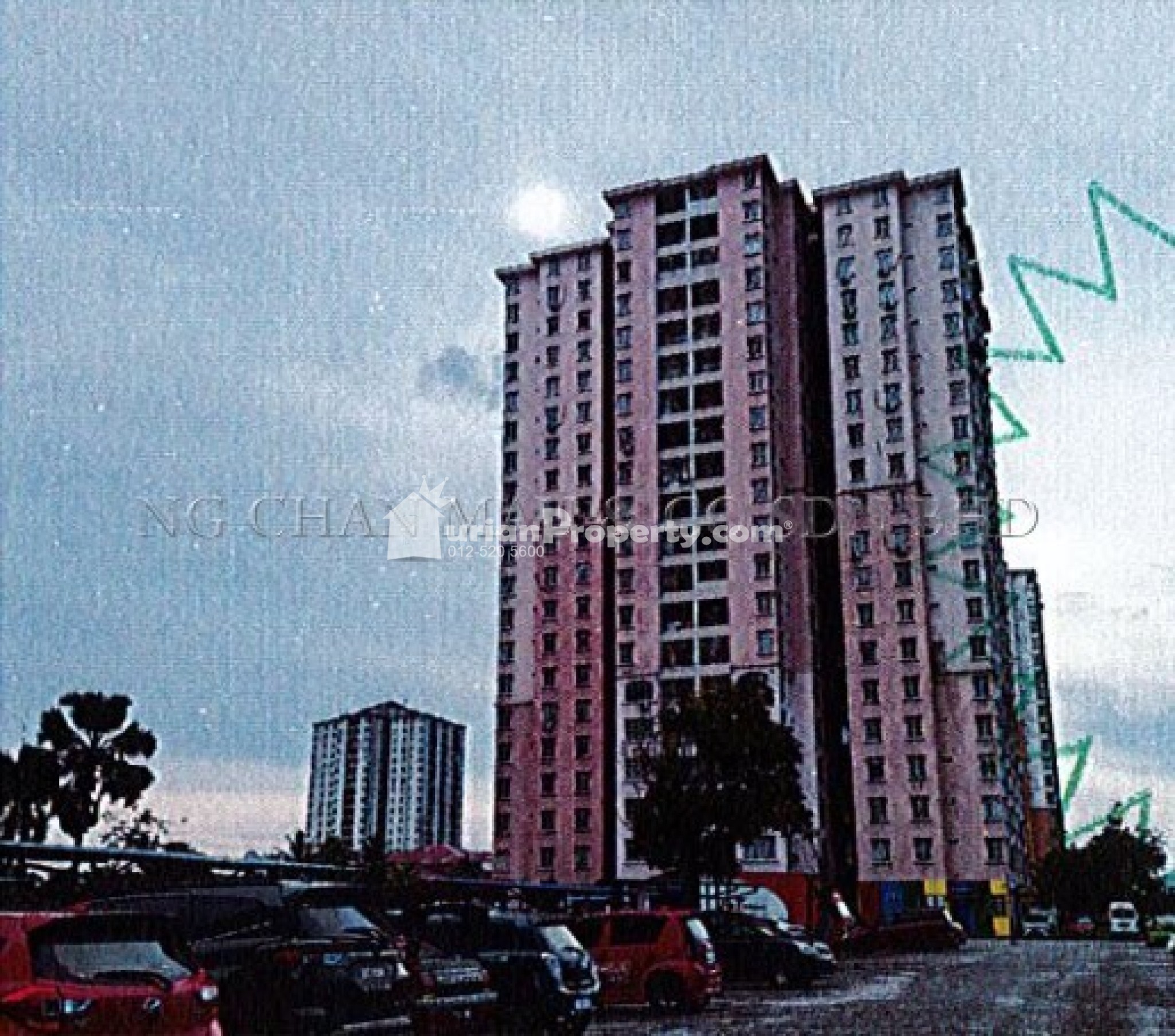 Apartment For Auction at Kondominium Mutiara (Bandar Perda)