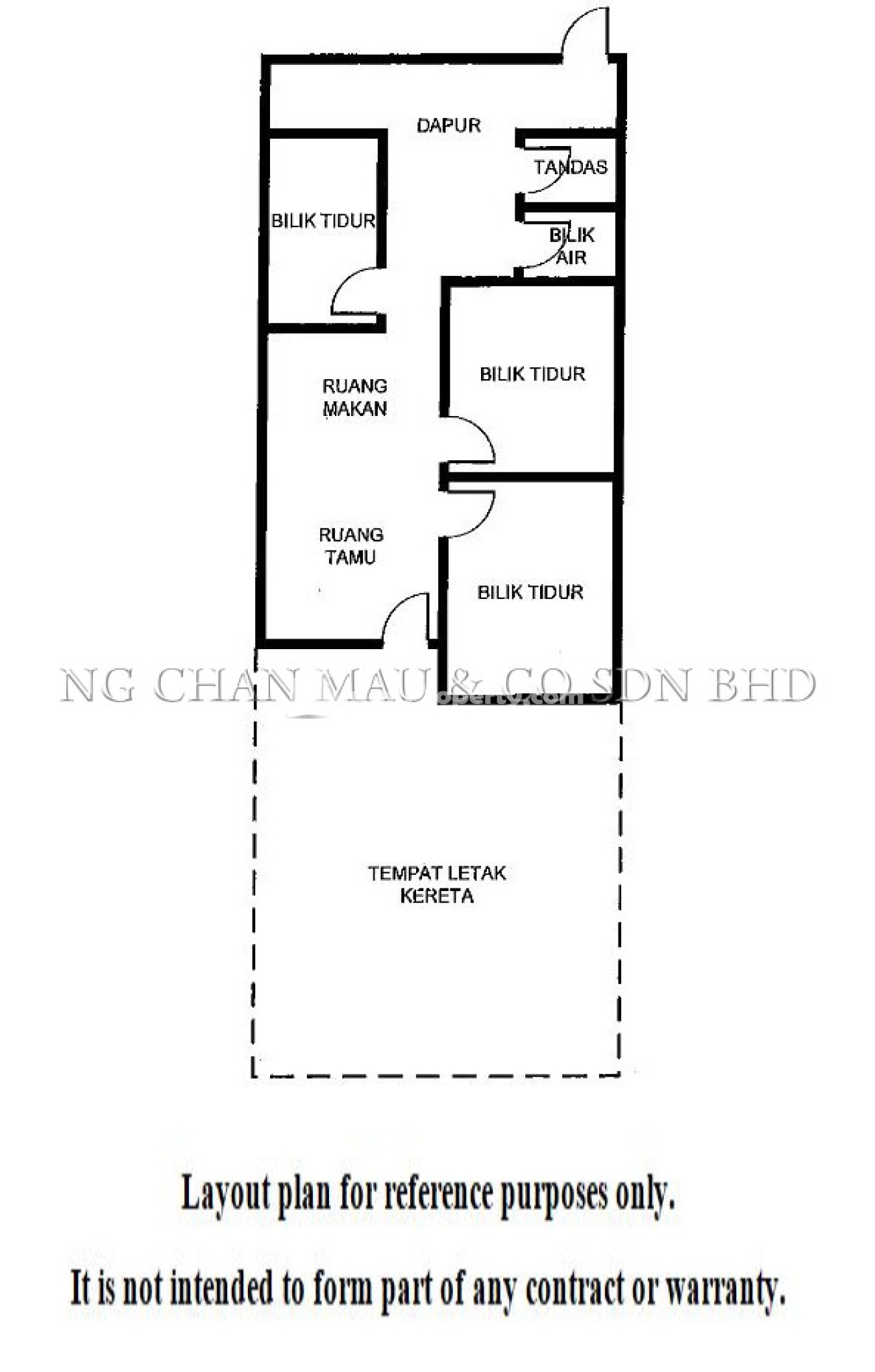 Flat For Auction at Pangsapuri Taman Bukit Rawang Putra