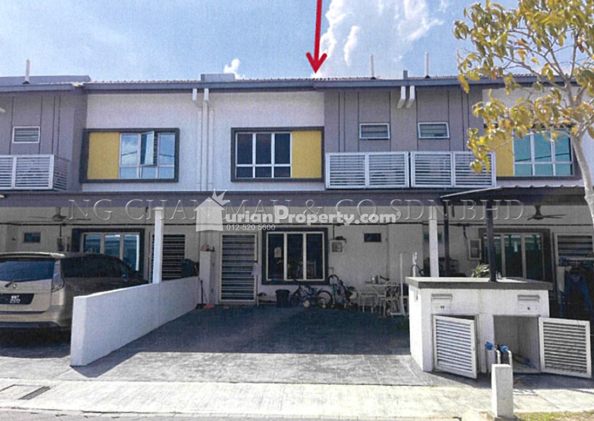 Terrace House For Auction at Kita Harmoni