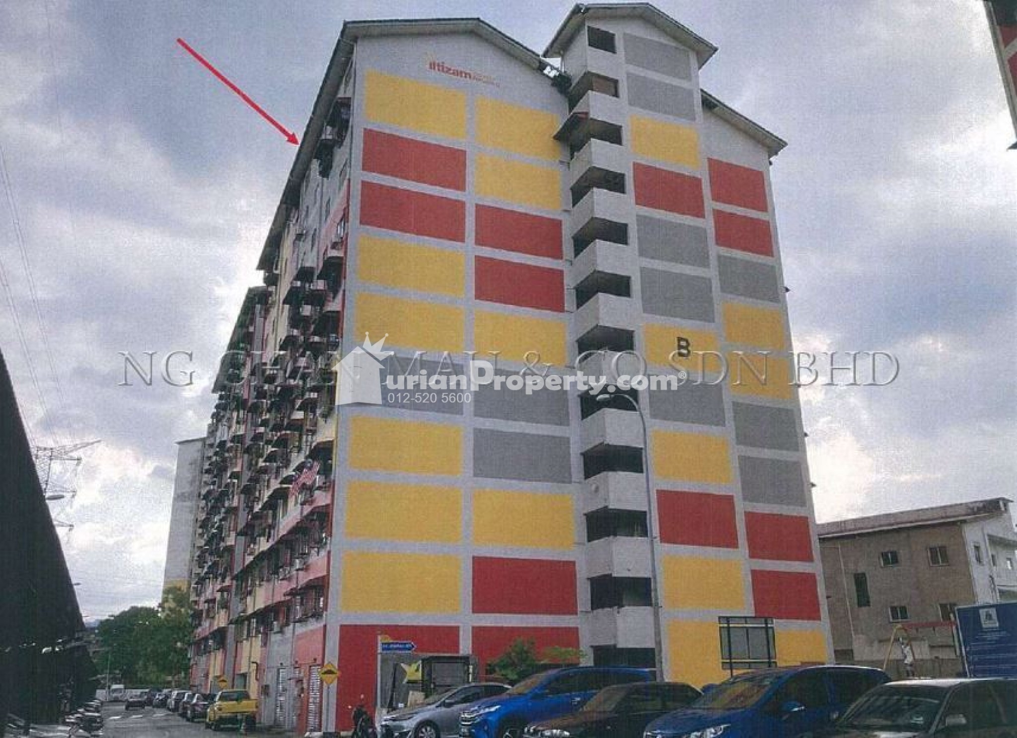 Apartment For Auction at Pangsapuri Laksamana Jaya