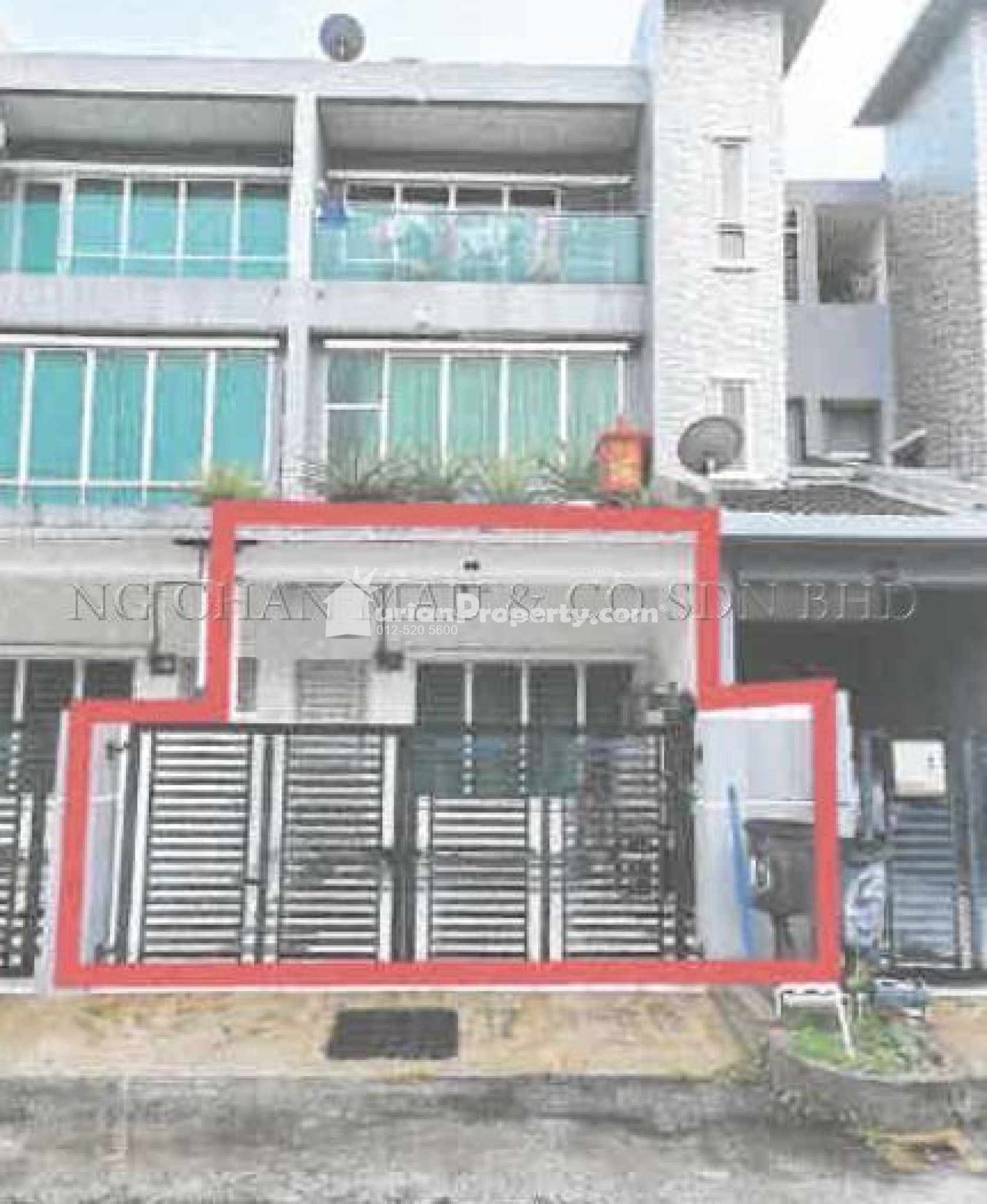 Terrace House For Auction at Taman Permatang Maju