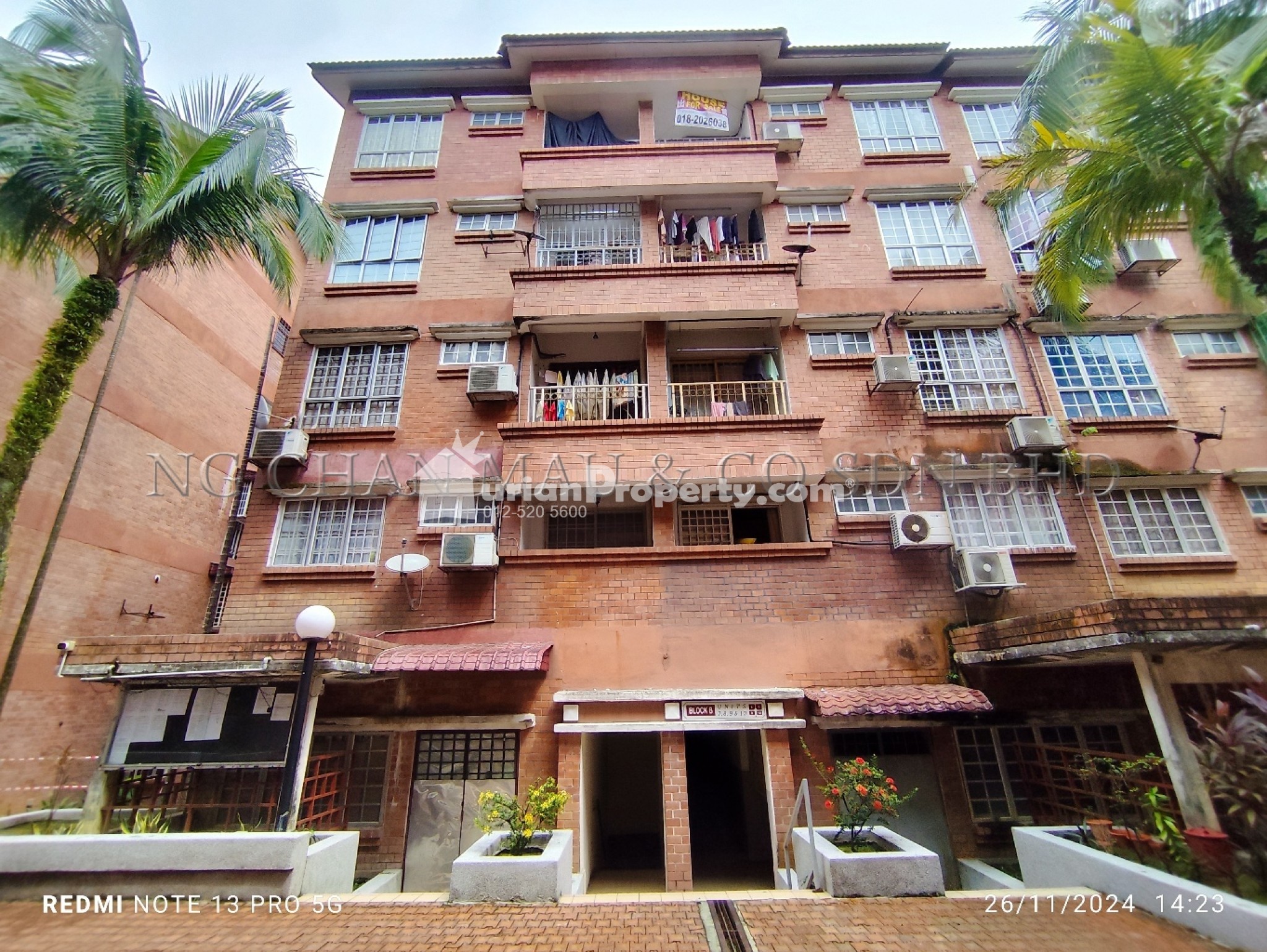 Apartment For Auction at Pangsapuri Permata Merah