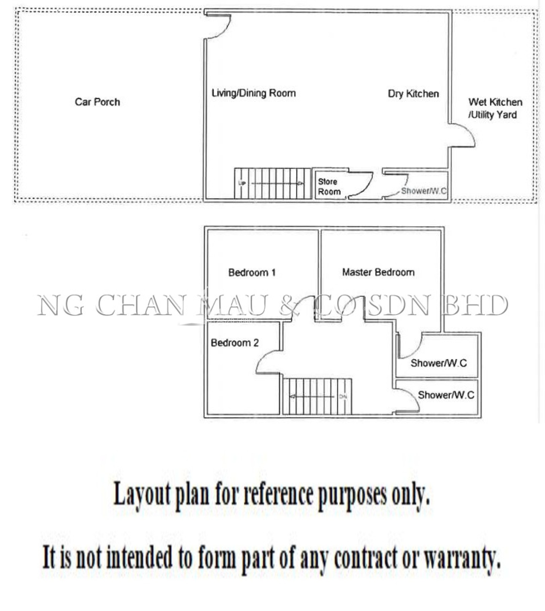 Terrace House For Auction at Papar