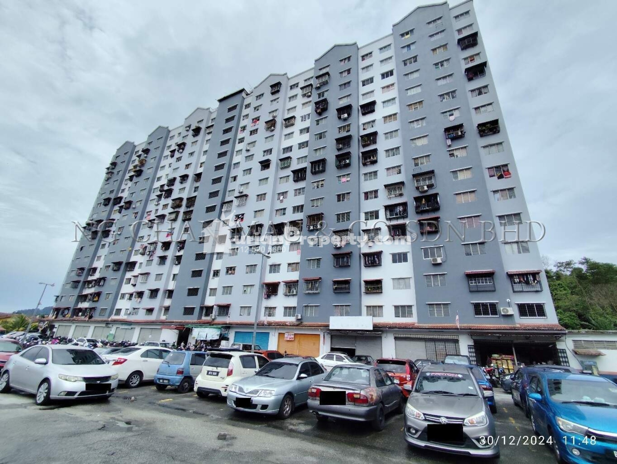 Retail Space For Auction at Selayang Mulia Apartment Mawar & Teratai