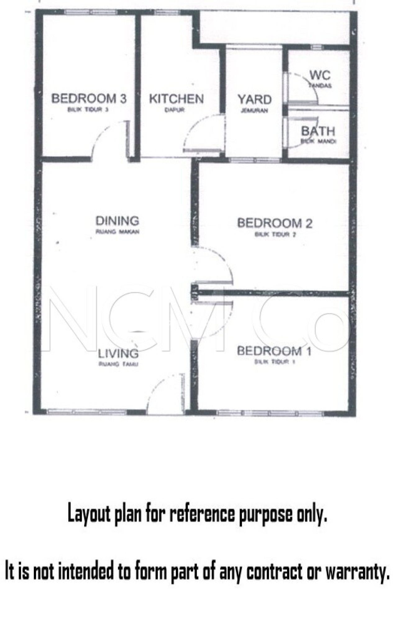 Apartment For Auction at Pangsapuri Permai