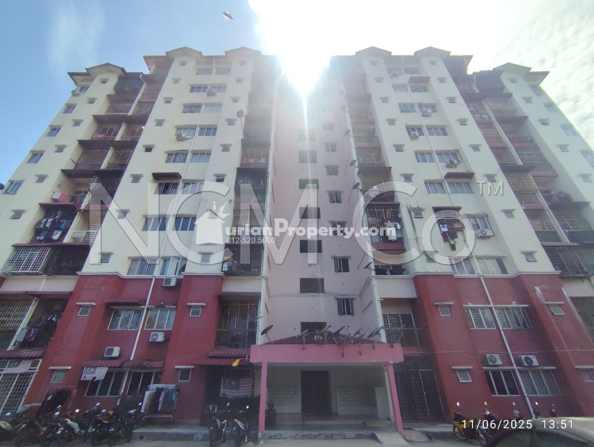 Apartment For Auction at Pangsapuri Kenanga (Anggerik Perdana)