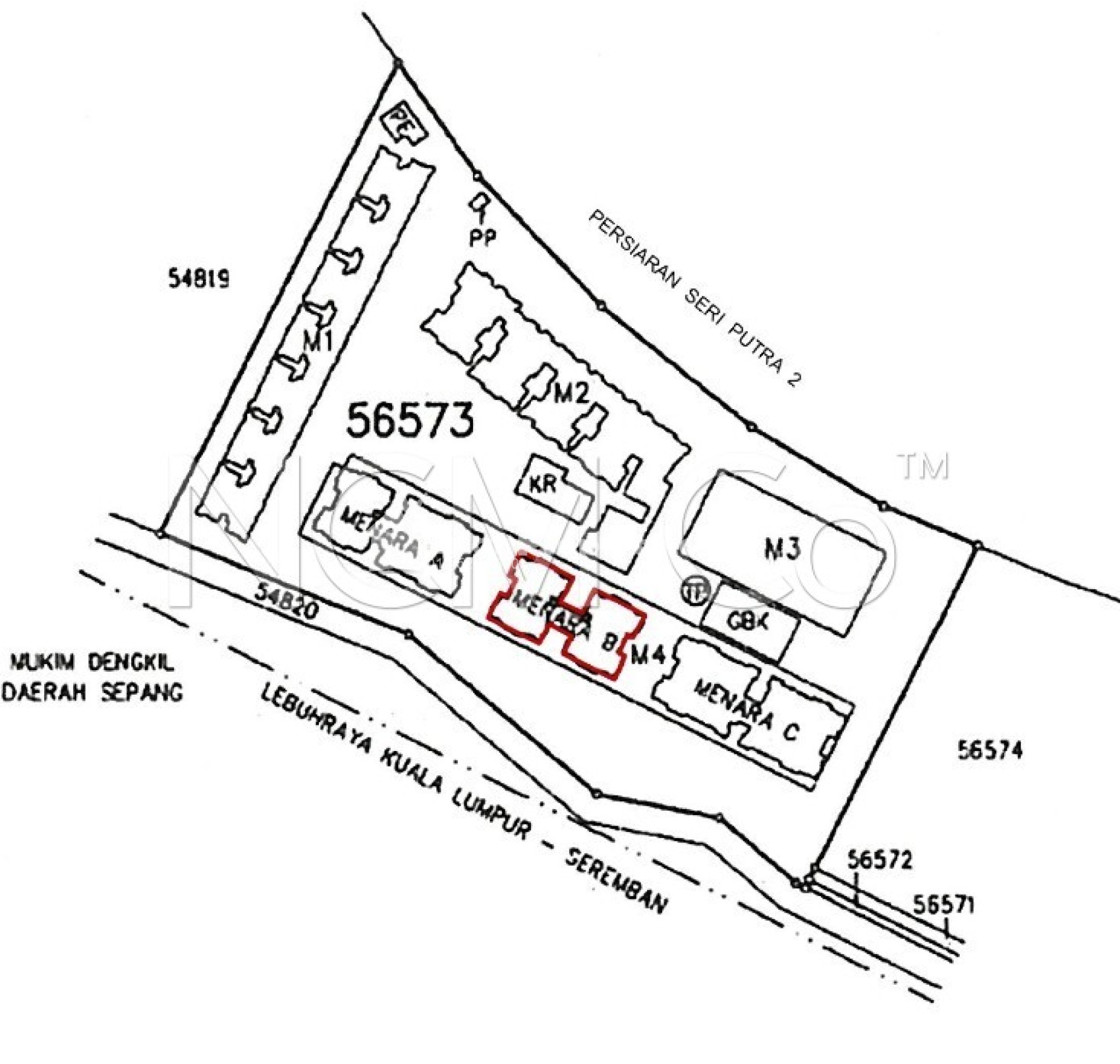 Apartment For Auction at Putra 1 @ Bandar Seri Putra Bangi/ Kajang