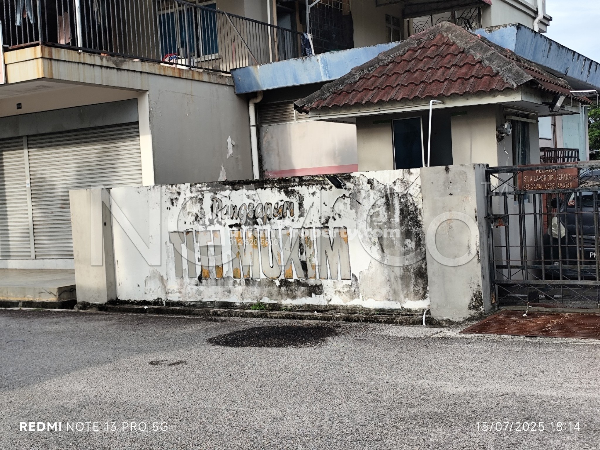Apartment For Auction at Pangsapuri Titi Mukim
