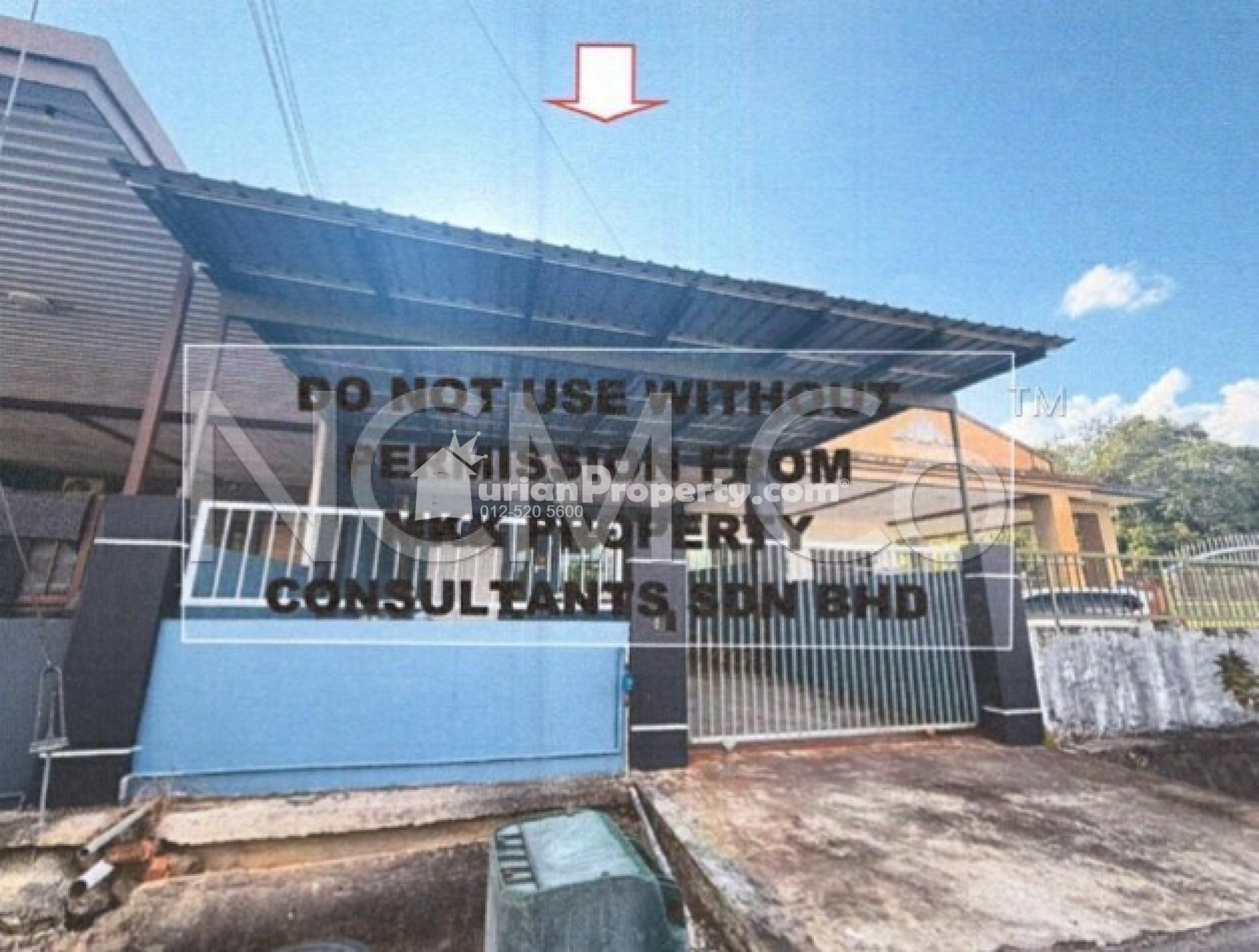 Terrace House For Auction at Sibu