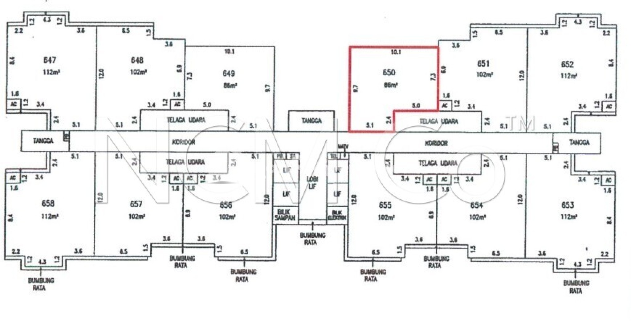Condo For Auction at Semarak & Penaga Condominium