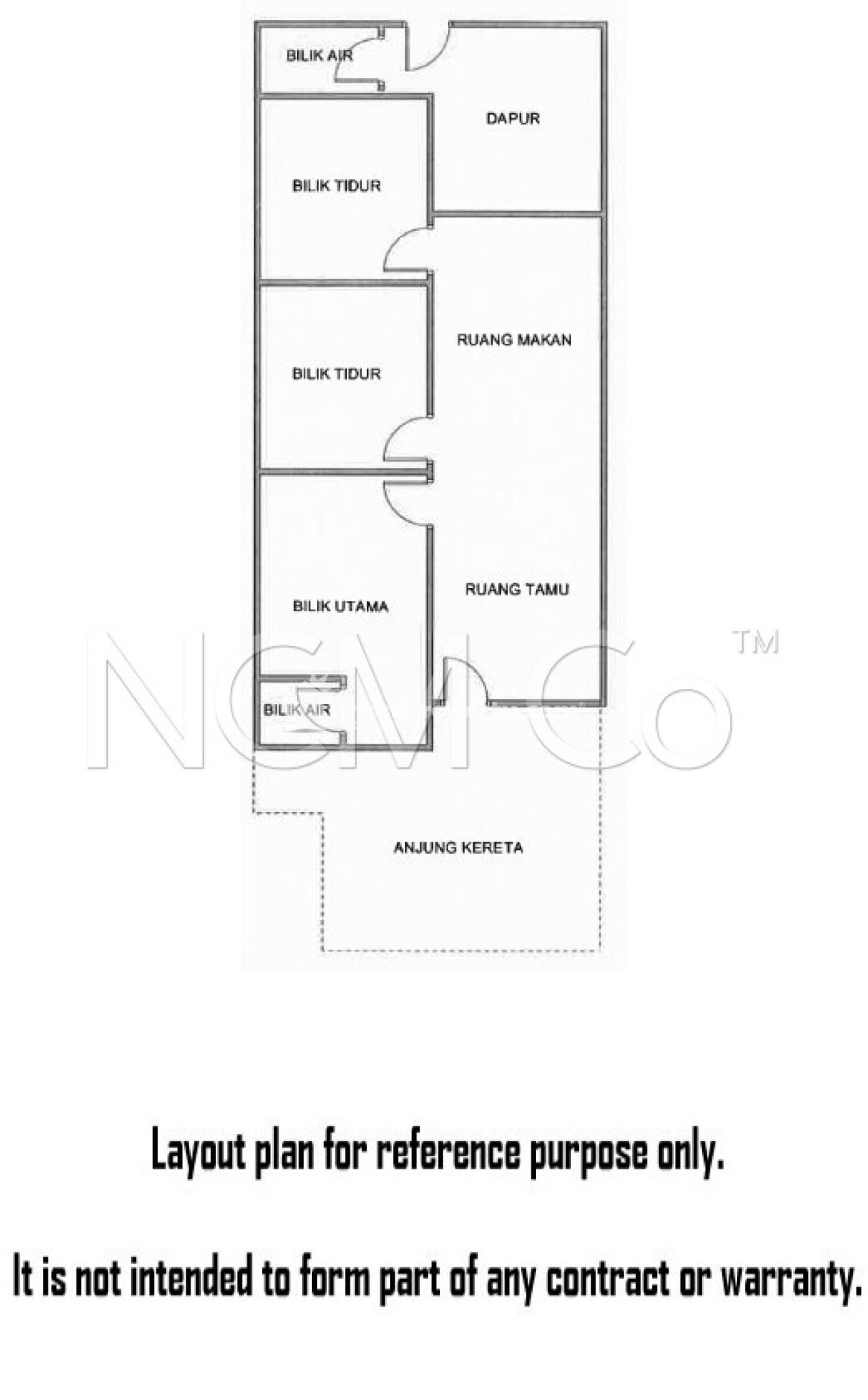 Terrace House For Auction at Perumahan Seri Damai Sejahtera