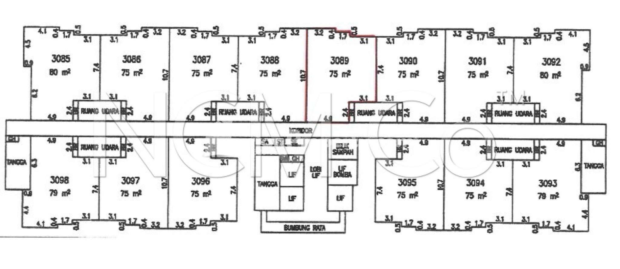 Serviced Residence For Auction at Razak City Residences