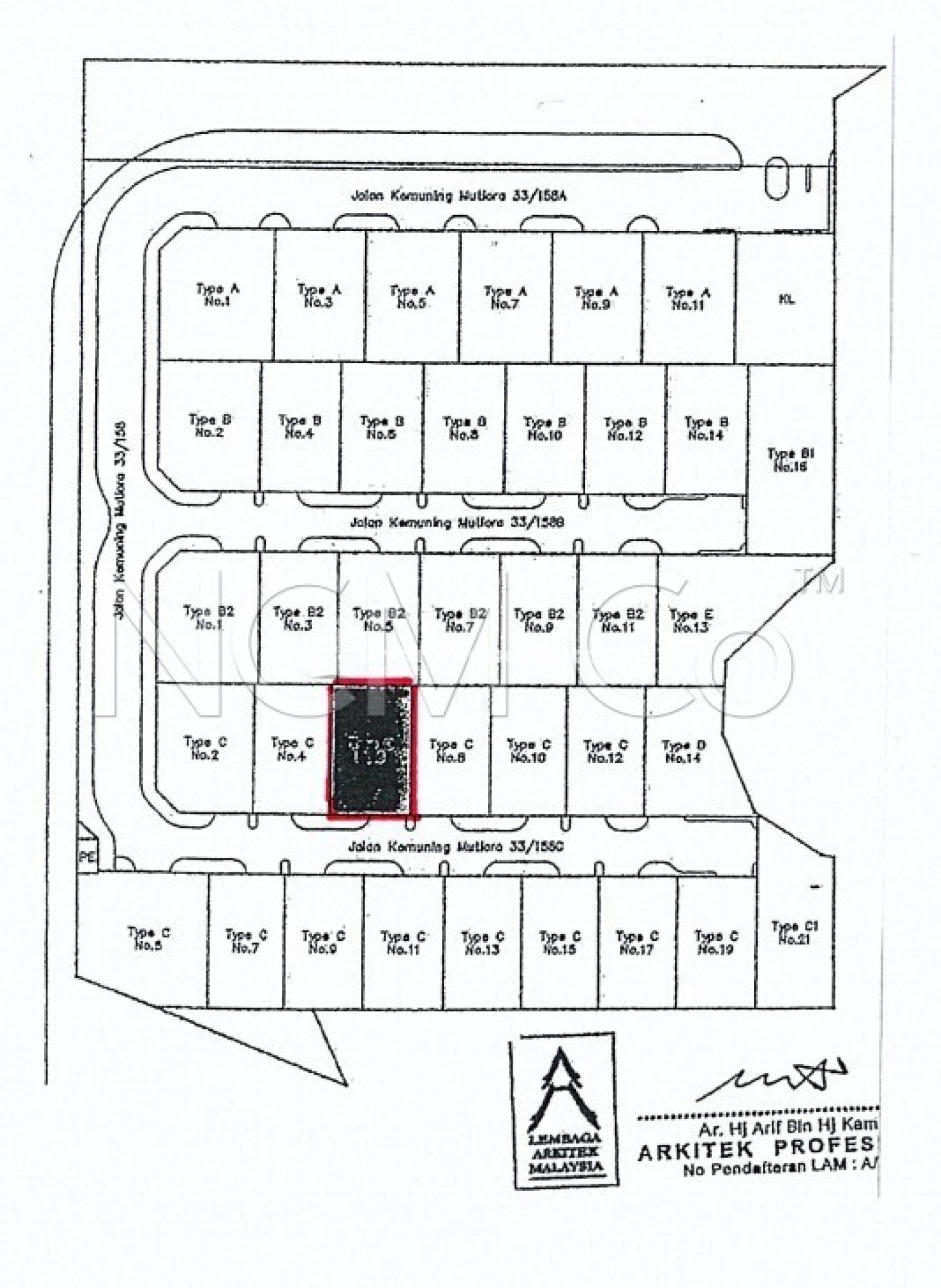 Bungalow House For Auction at Residence 33