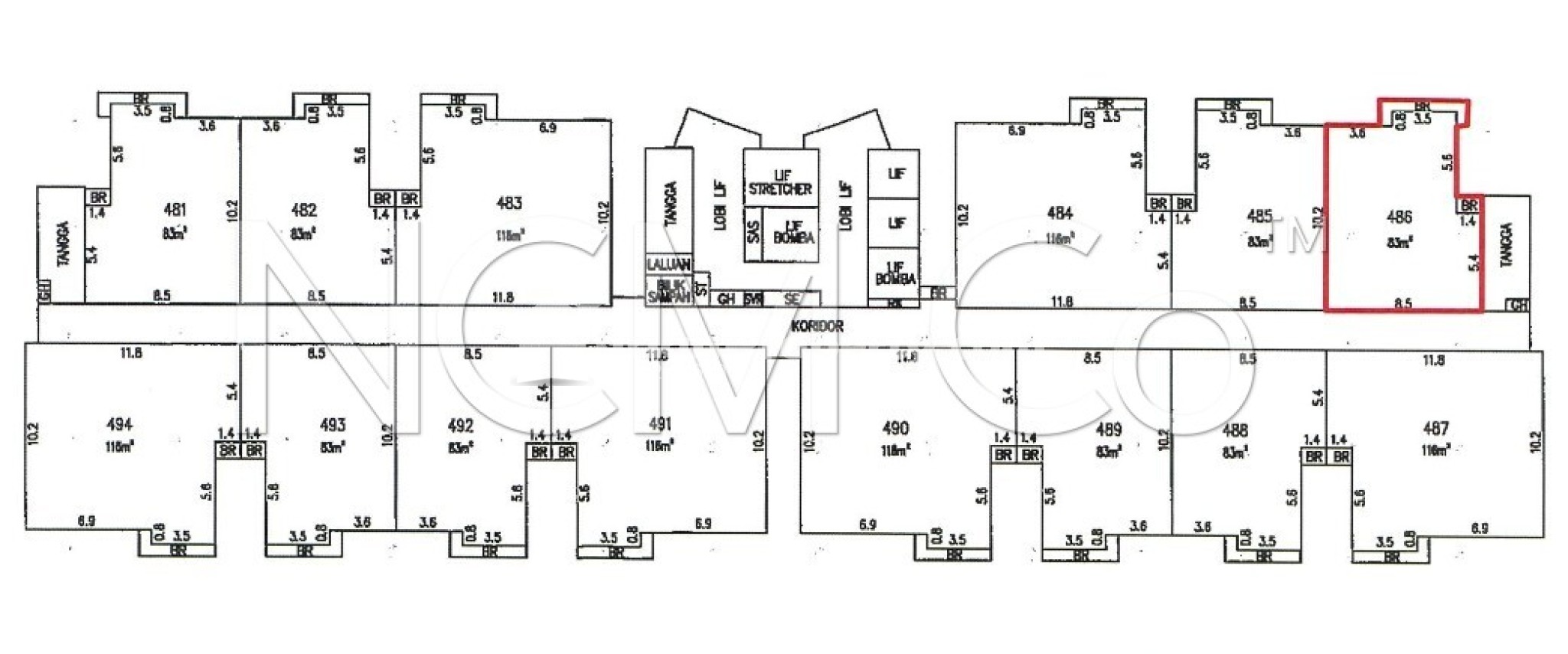 Serviced Residence For Auction at One Residences