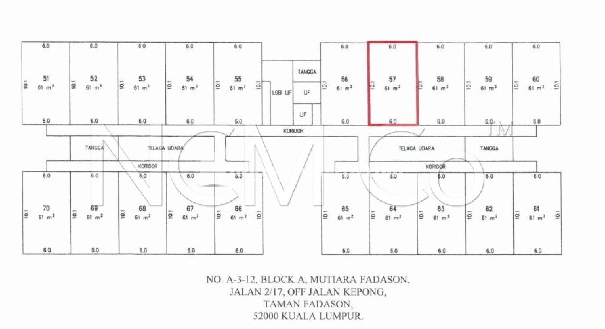 Apartment For Auction at Mutiara Fadason