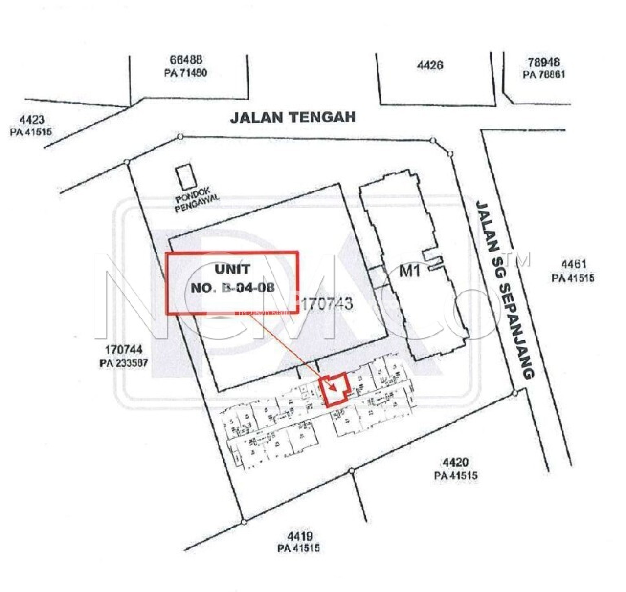 Serviced Residence For Auction at Twin Danga Residence
