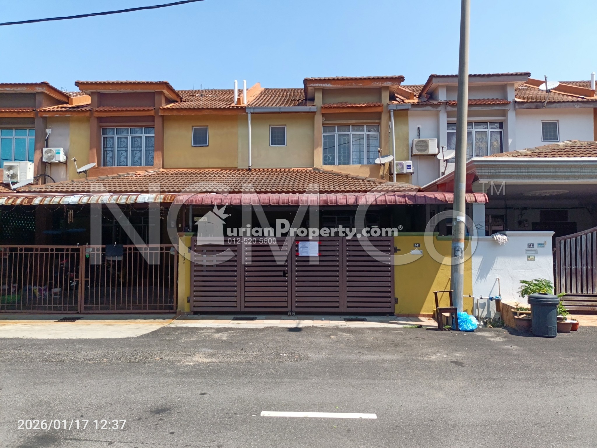 Terrace House For Auction at Taman Raja Uda