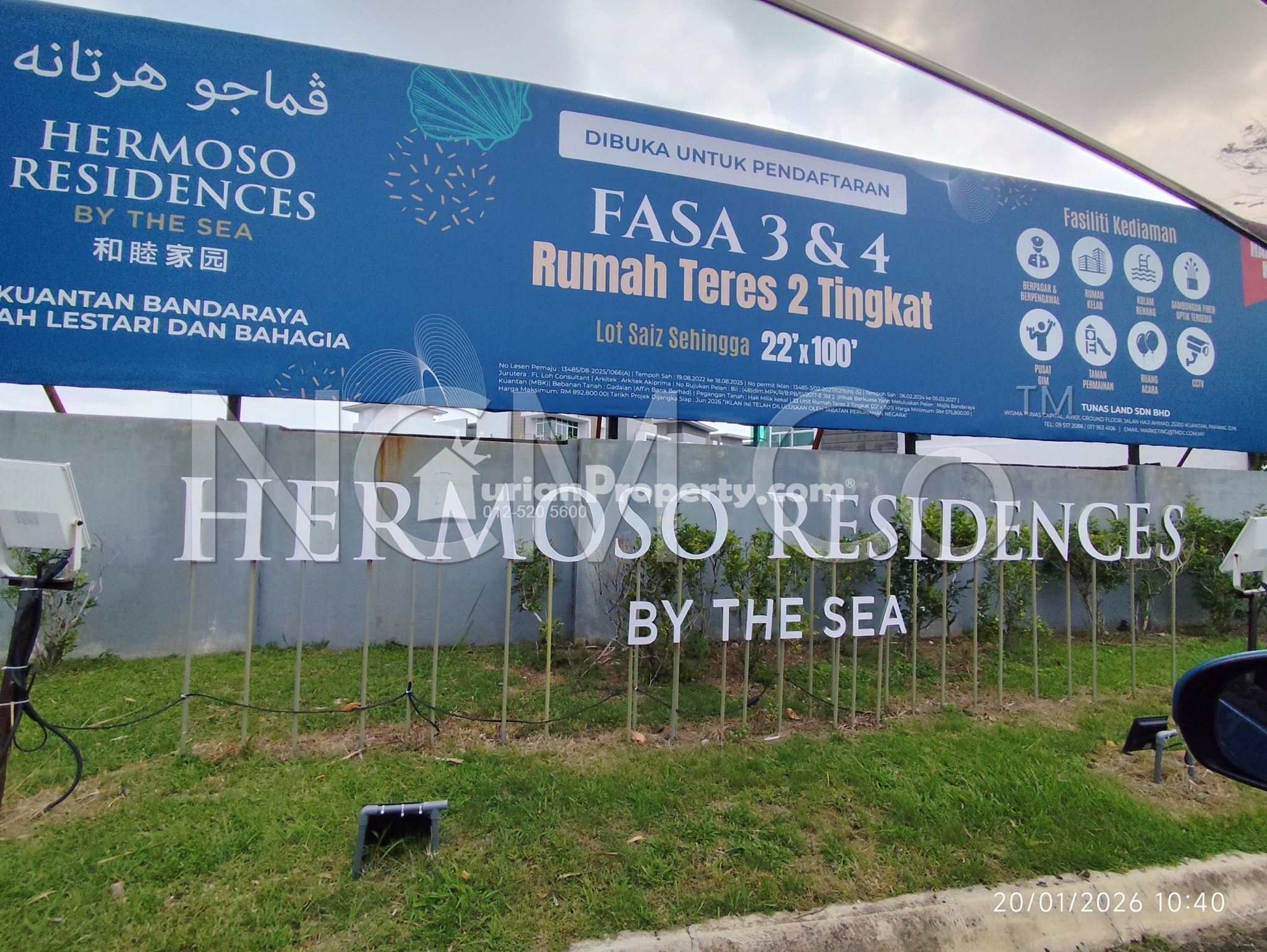 Terrace House For Auction at Kuantan