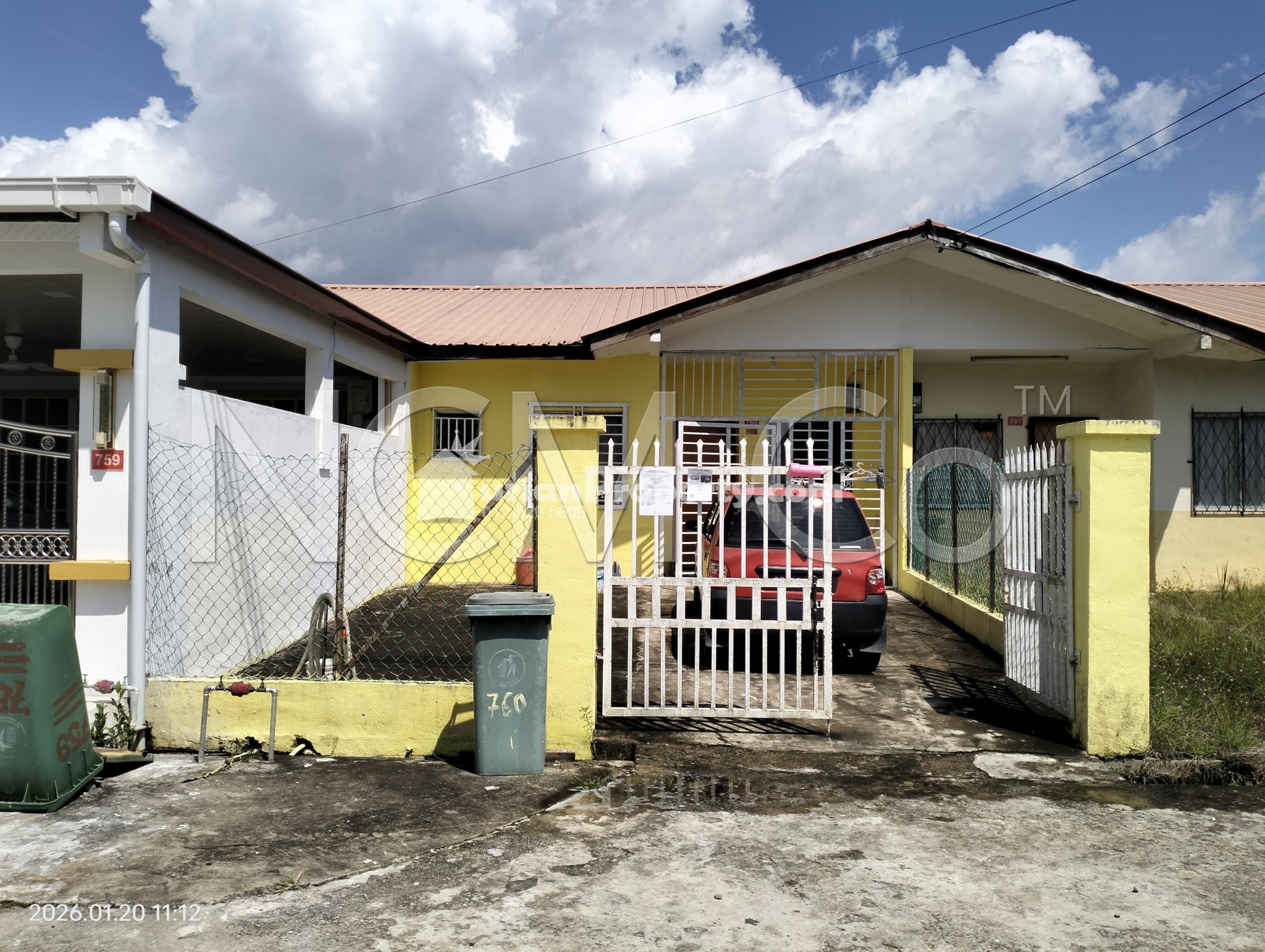 Terrace House For Auction at Tawau