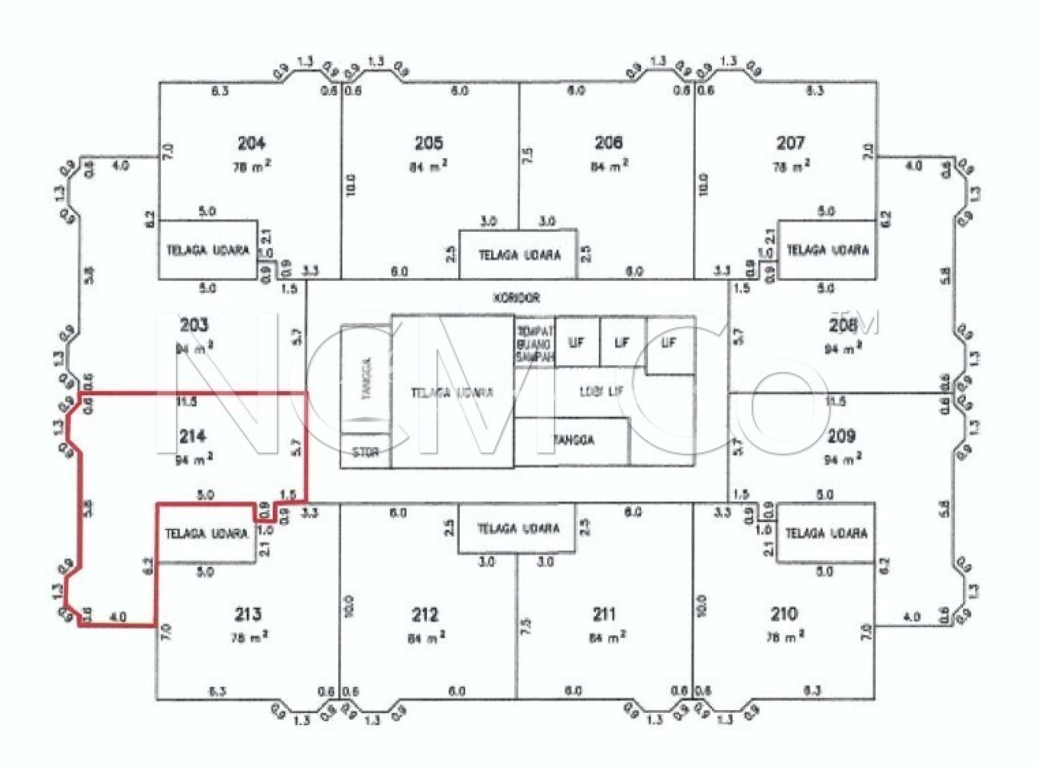 Apartment For Auction at Menara KLH