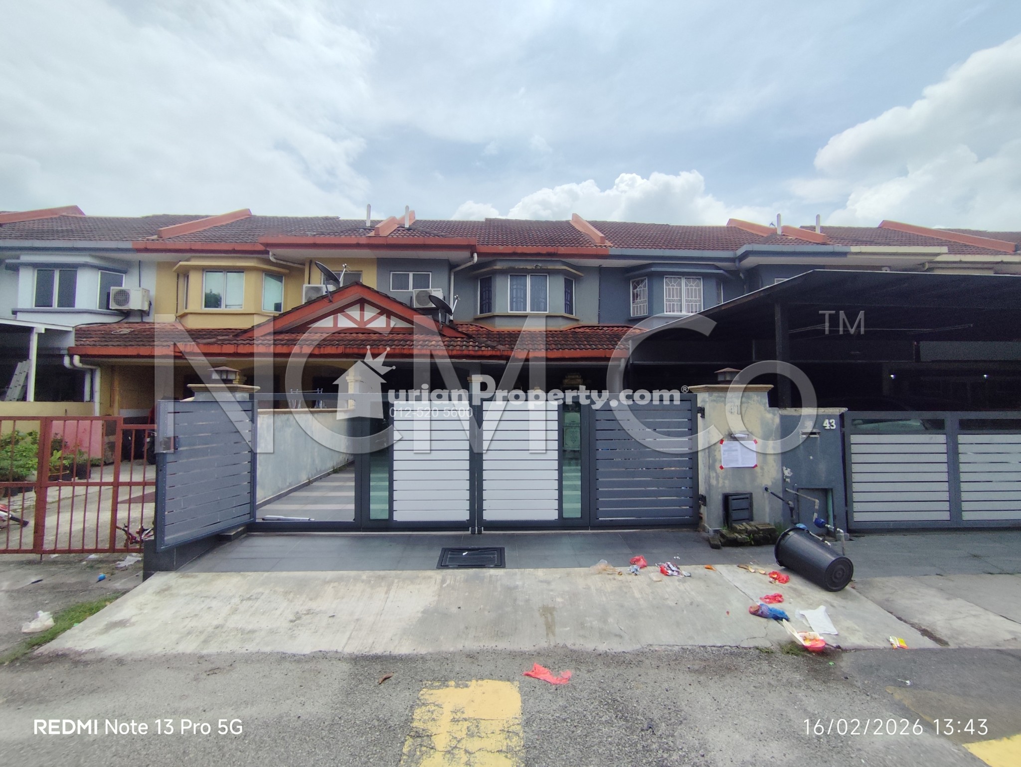 Terrace House For Auction at Taman Teluk Gedung Indah