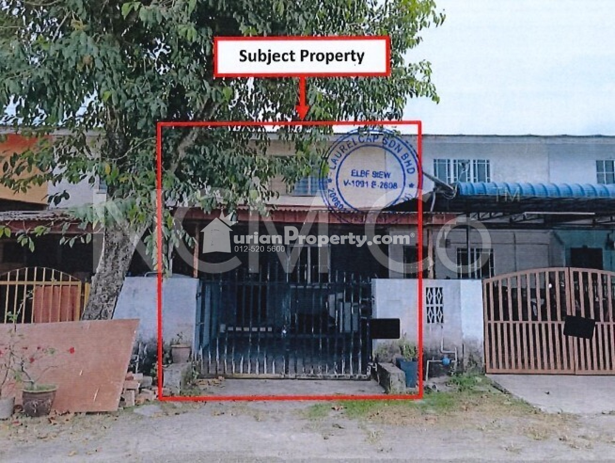 Terrace House For Auction at Bandar Sultan Suleiman