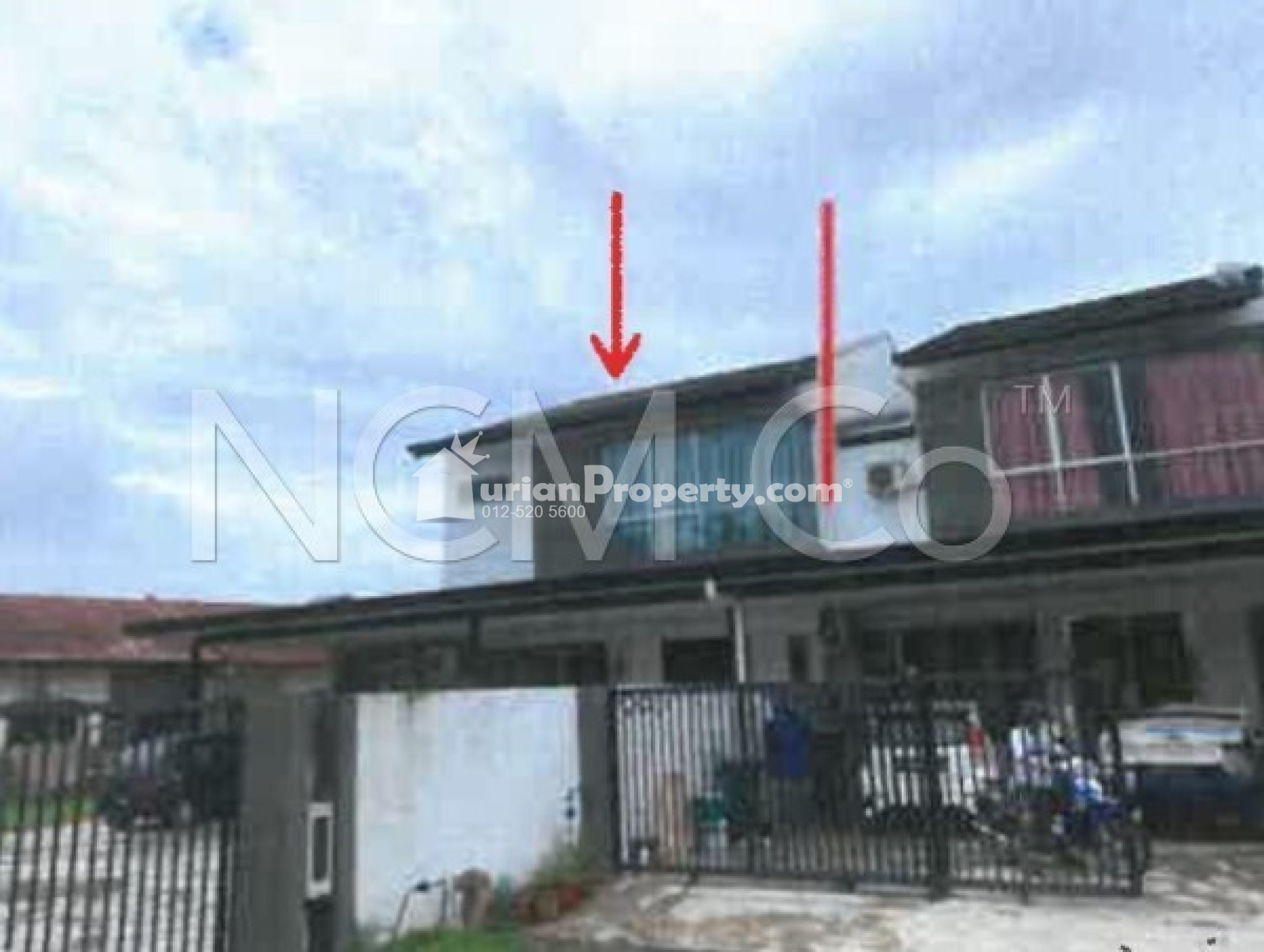 Terrace House For Auction at Sibu