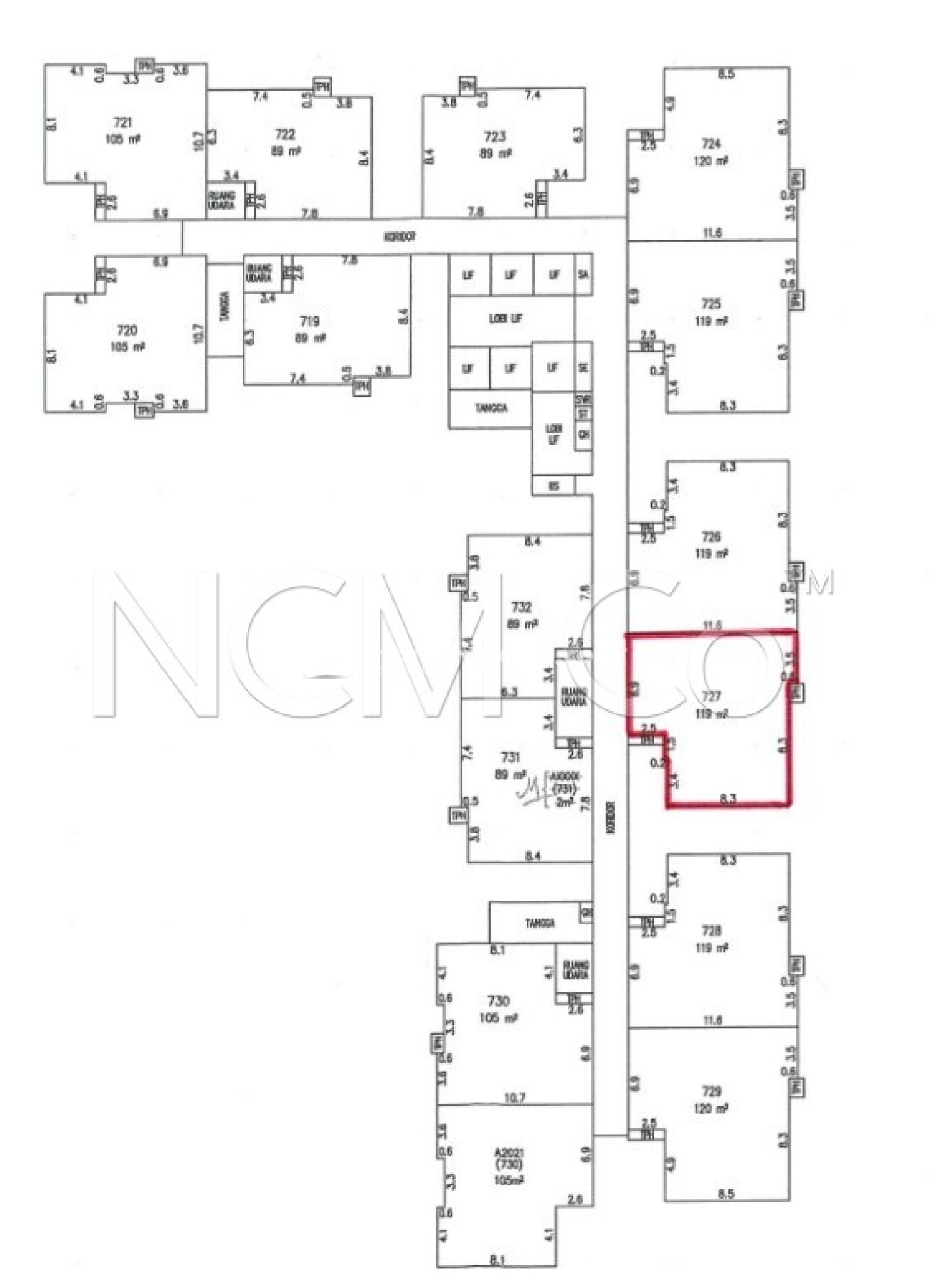 Serviced Residence For Auction at Lakepark Residence @ KL North