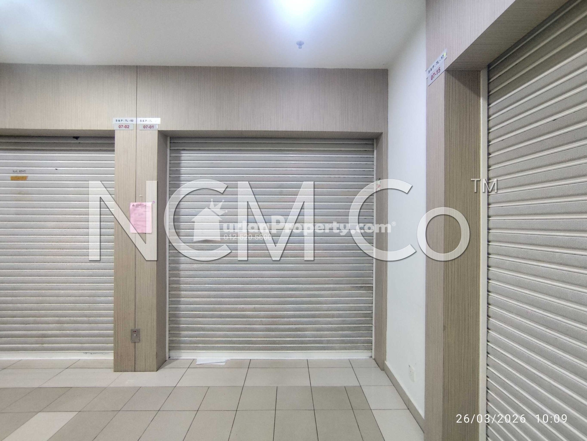 Retail Space For Auction at Plaza Haji Taib