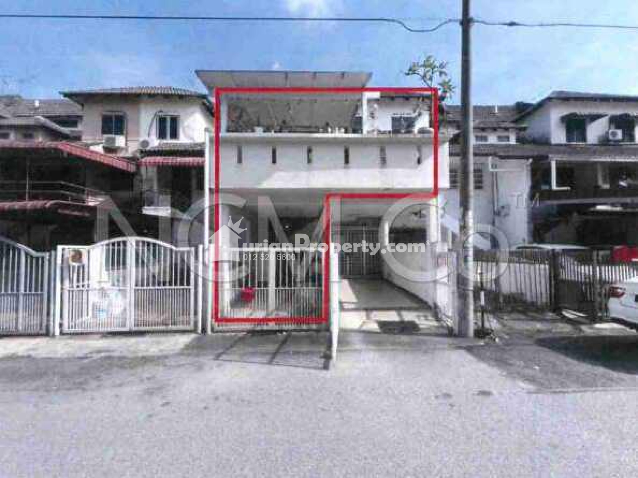 Terrace House For Auction at Taman Lembah Maju