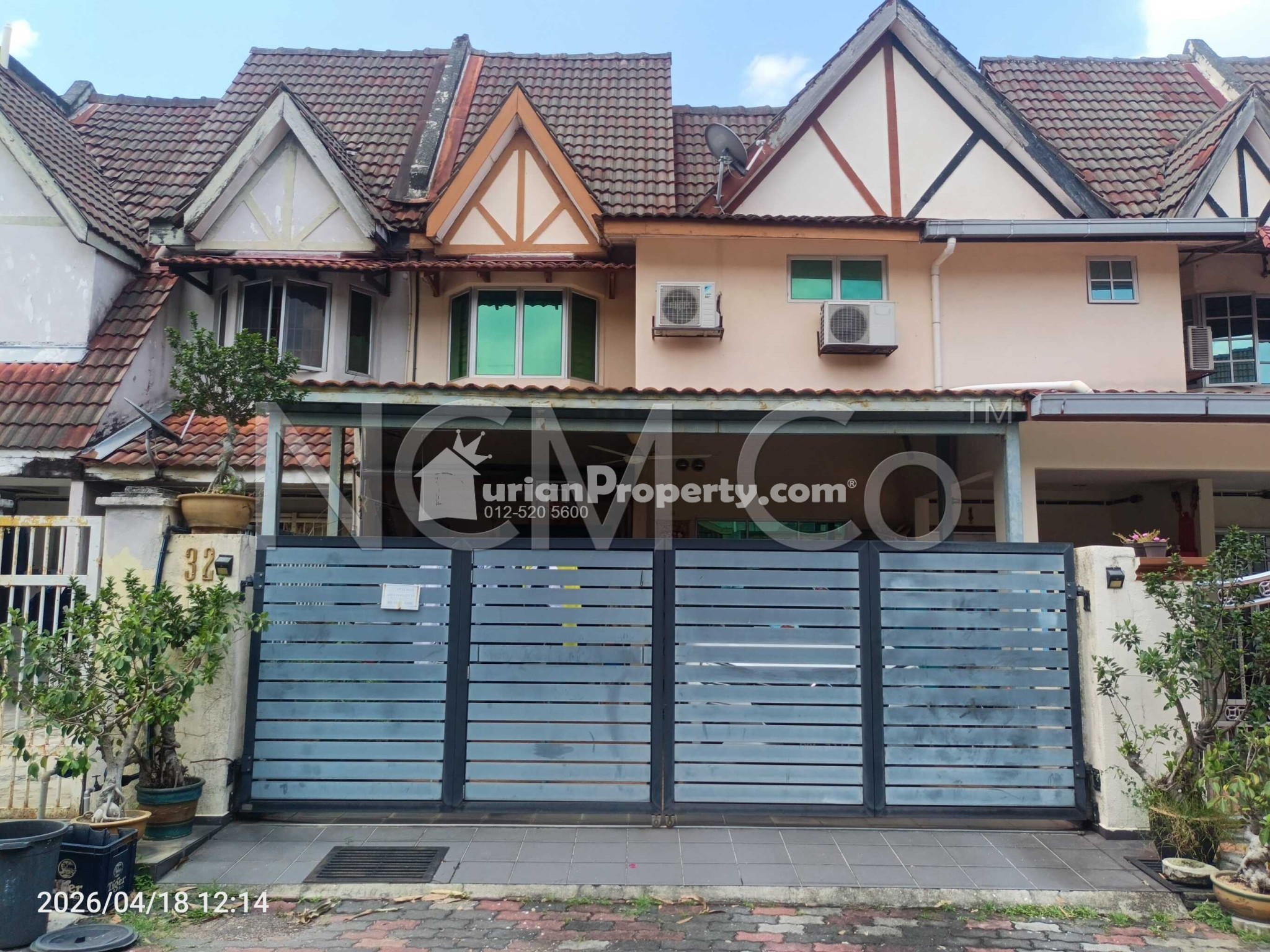 Terrace House For Auction at Taman Lembah Maju